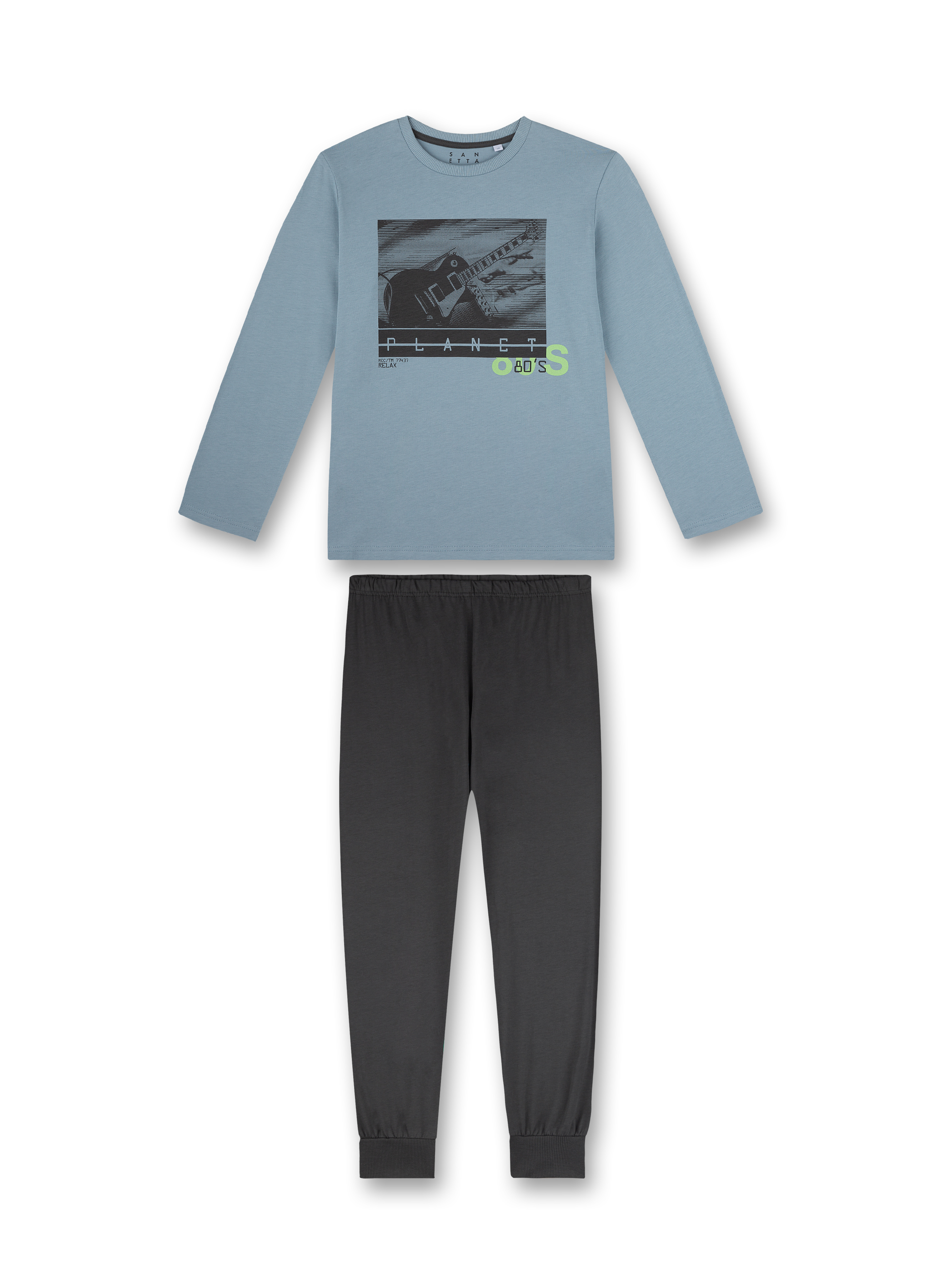 Jungen-Schlafanzug Hellblau
