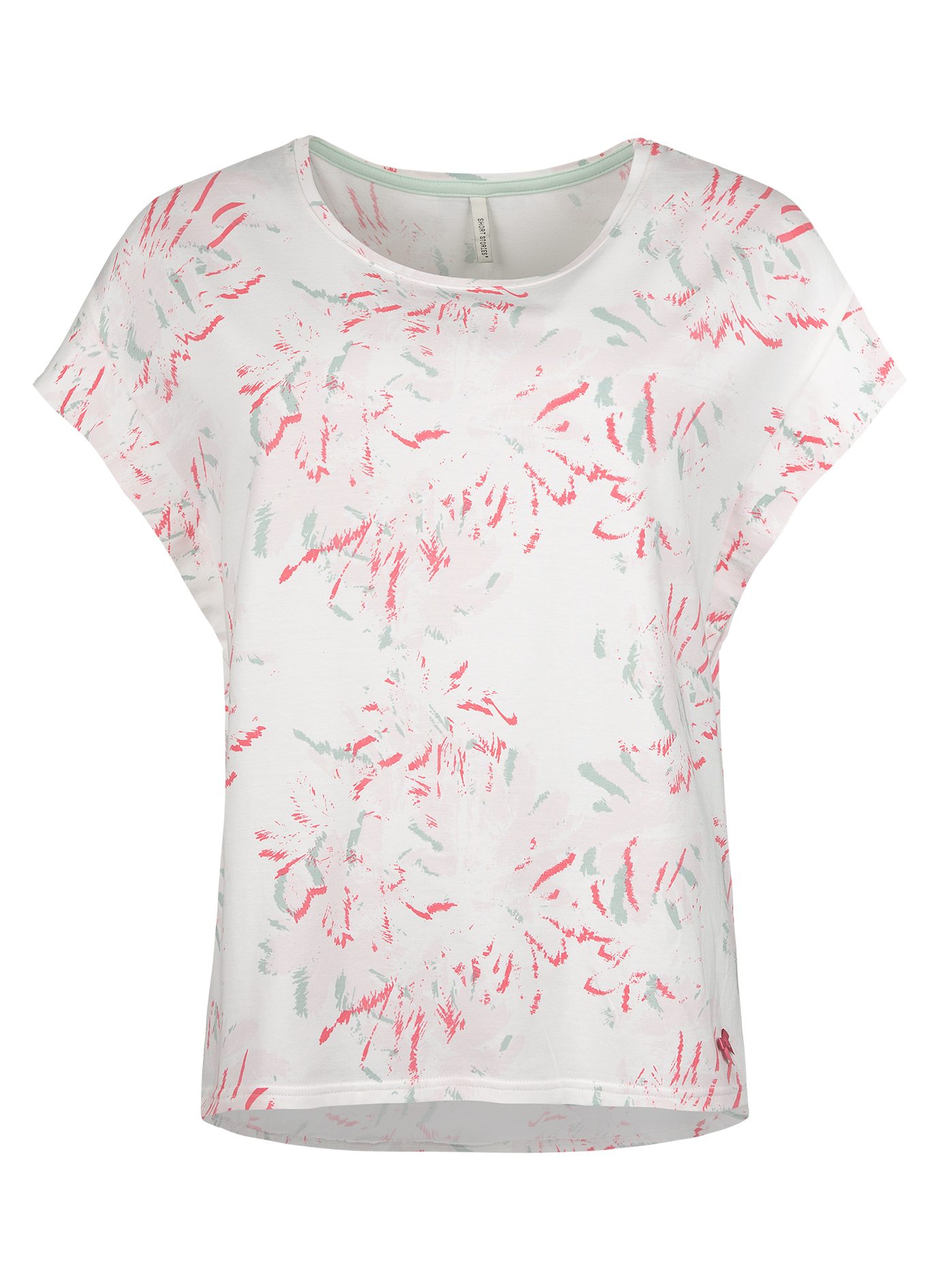 Damen T-Shirt Off-White