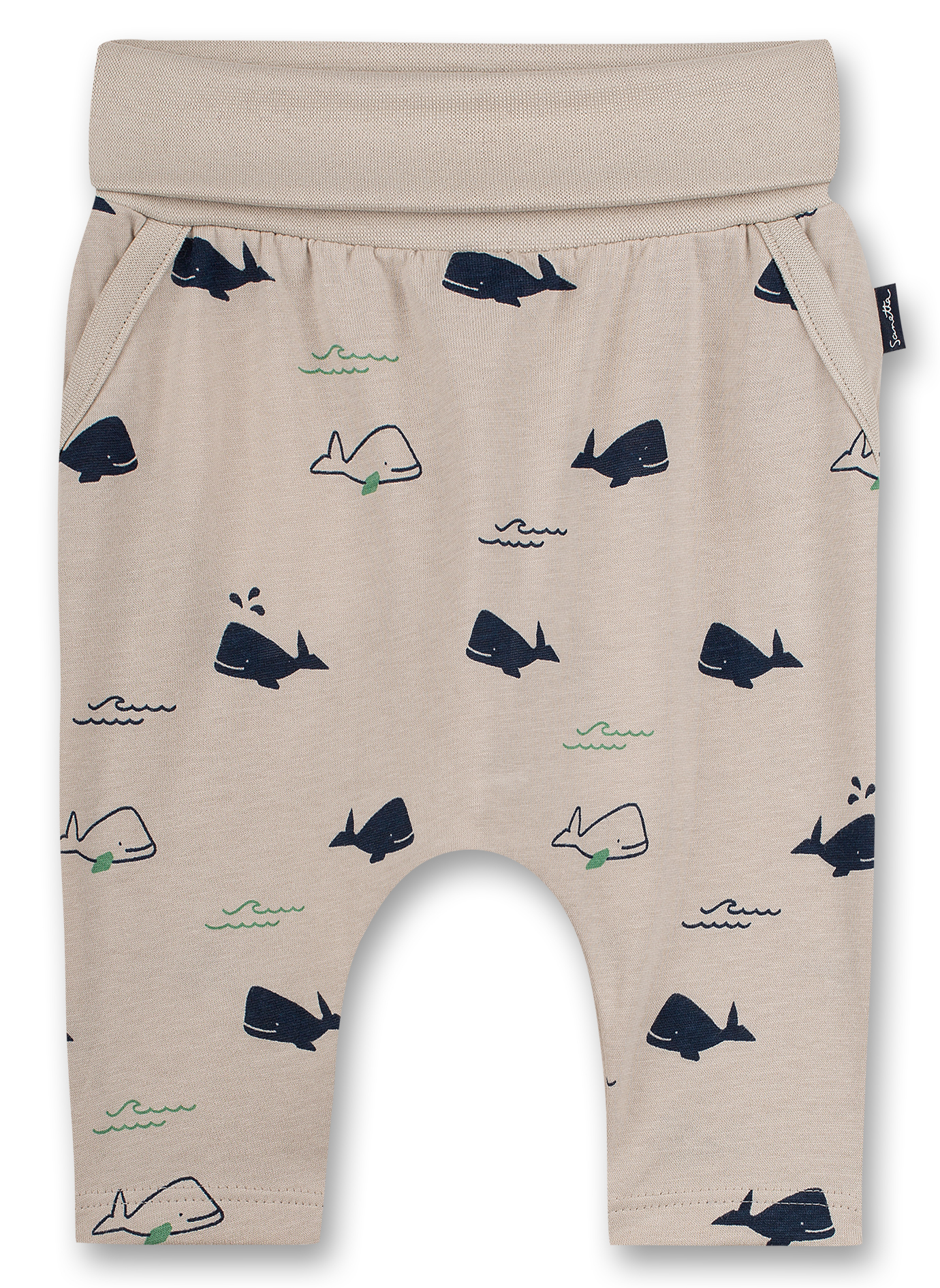 Jungen-Sweathose Beige Little Whale