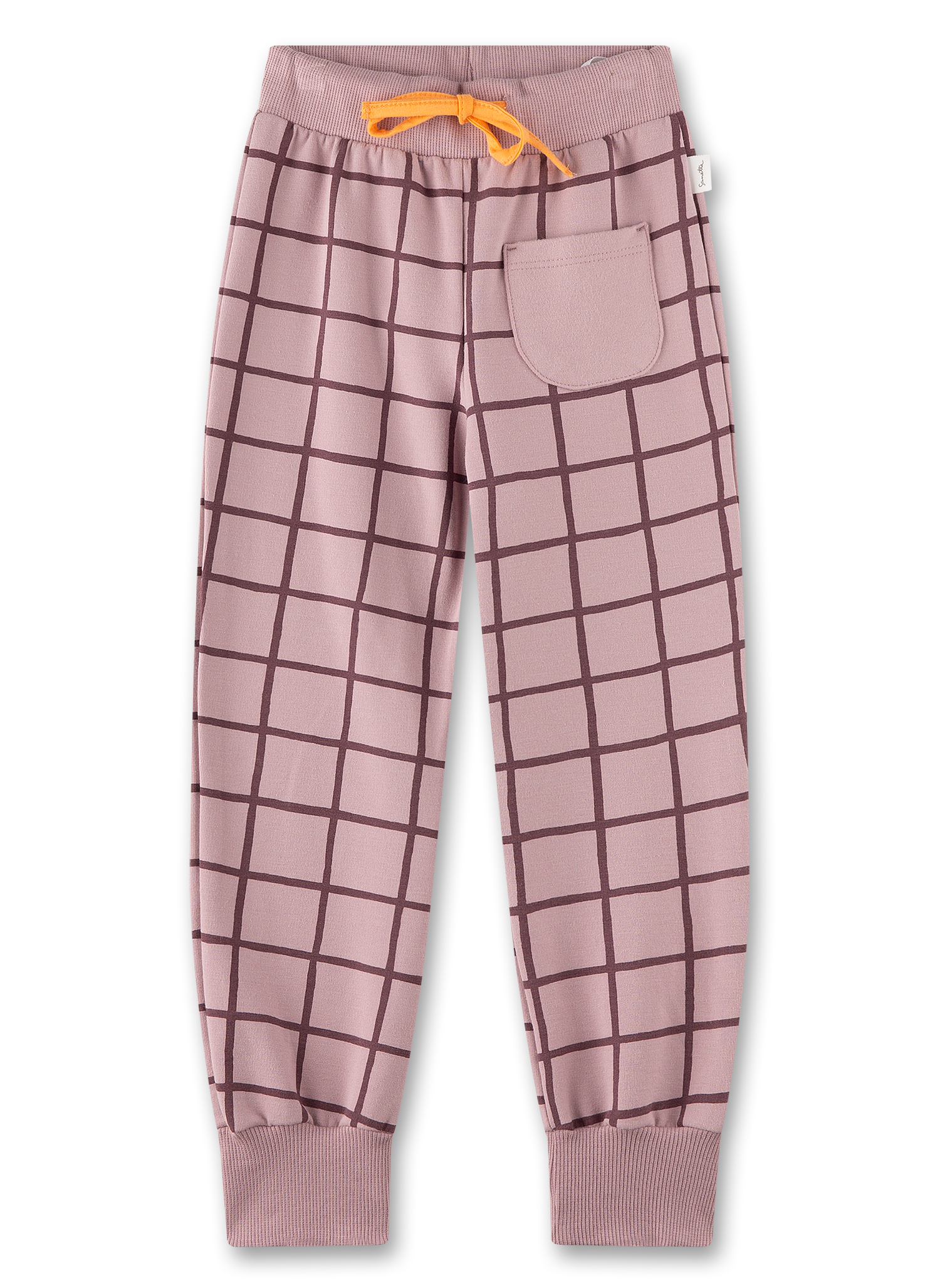 Mädchen-Sweathose Rosa karriert