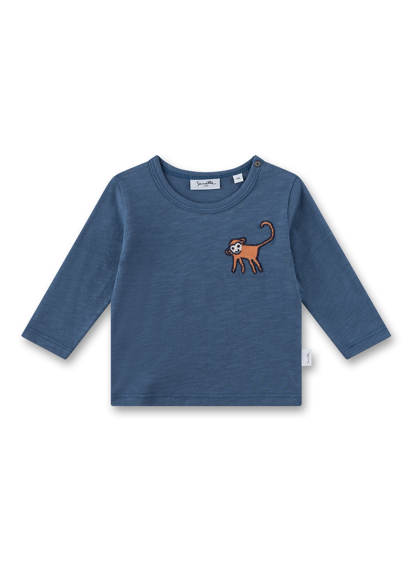 Jungen-Langarmshirt Blau 