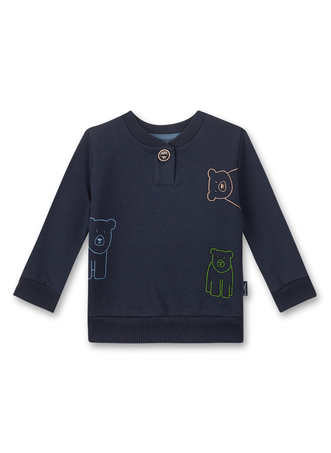 Jungen-Sweatshirt Dunkelblau