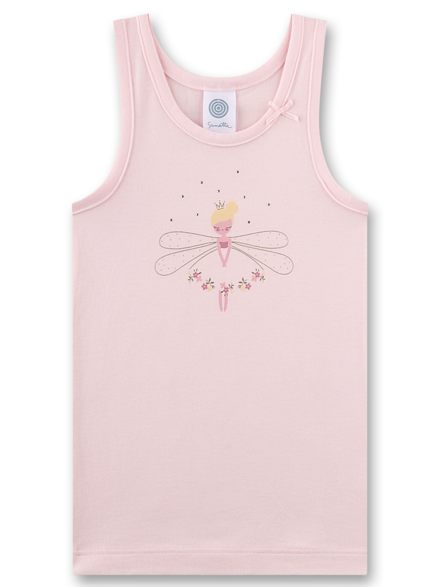 Mädchen-Unterhemd rosa Fee