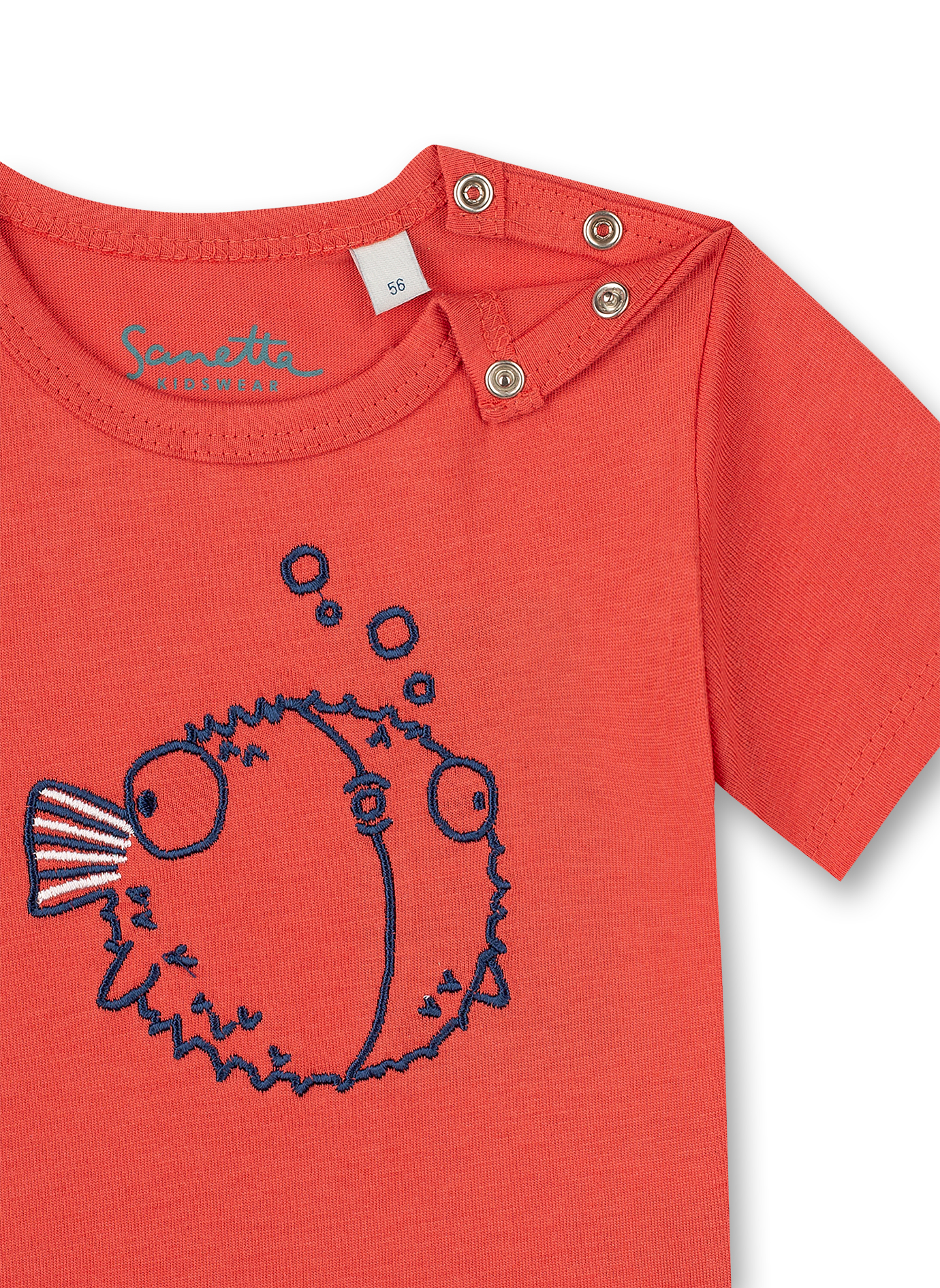 Jungen T-Shirt Rot Ocean Friends