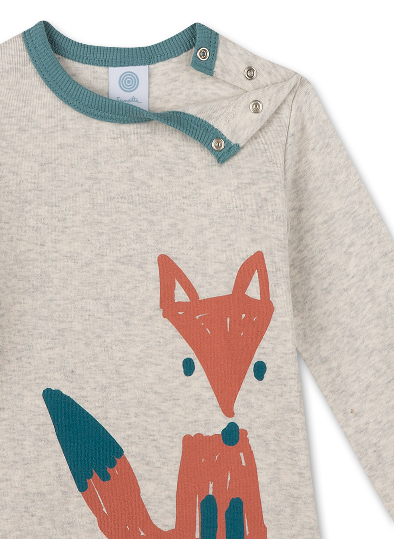 Jungen-Schlafanzug Beigemelange Fox