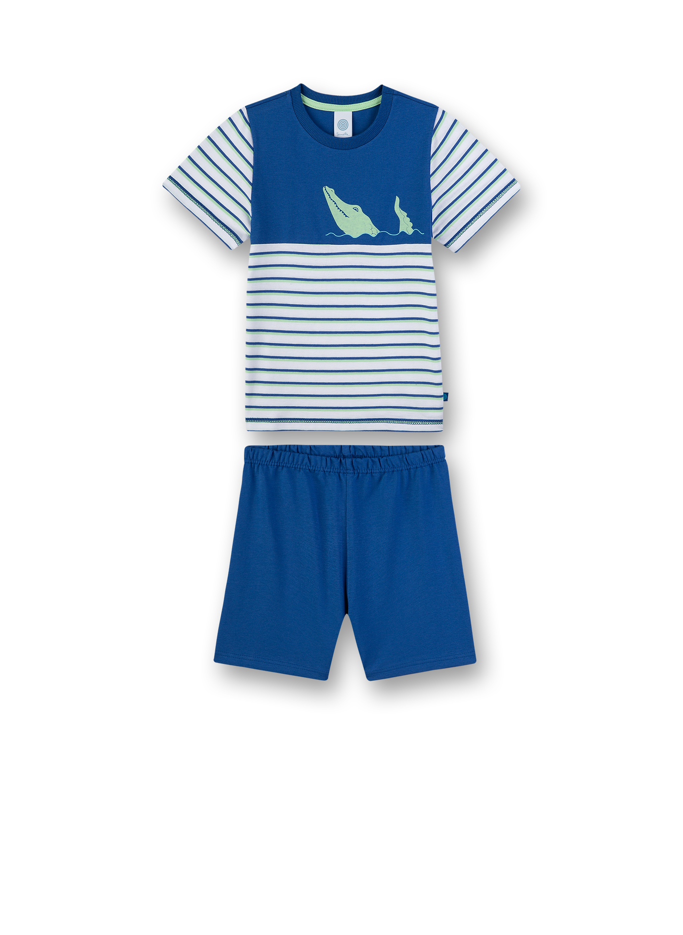 Jungen-Schlafanzug Blau Crocodile Island