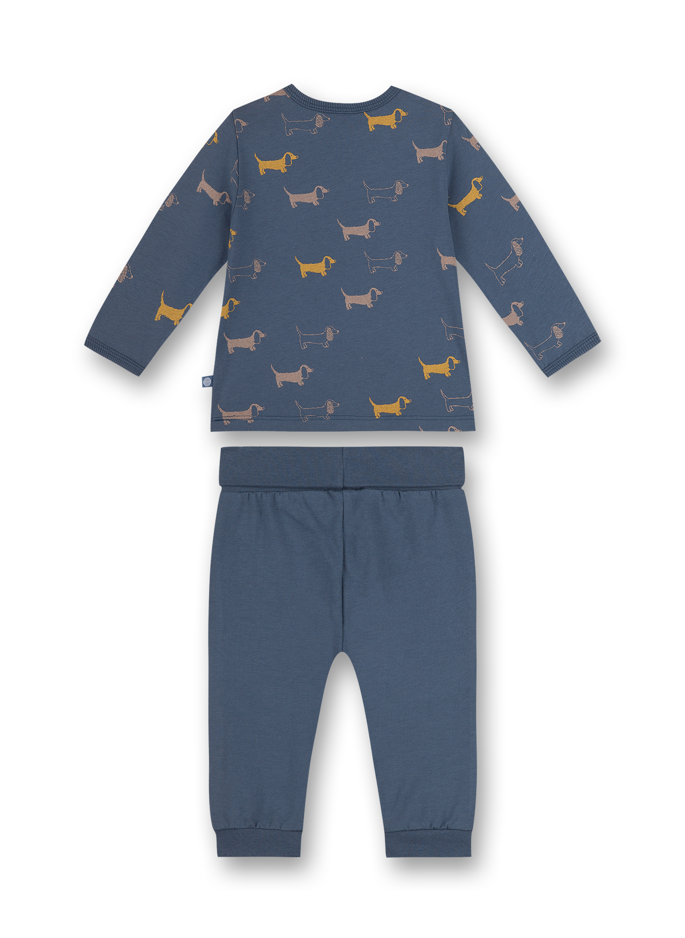 Jungen-Schlafanzug Blau Dackel