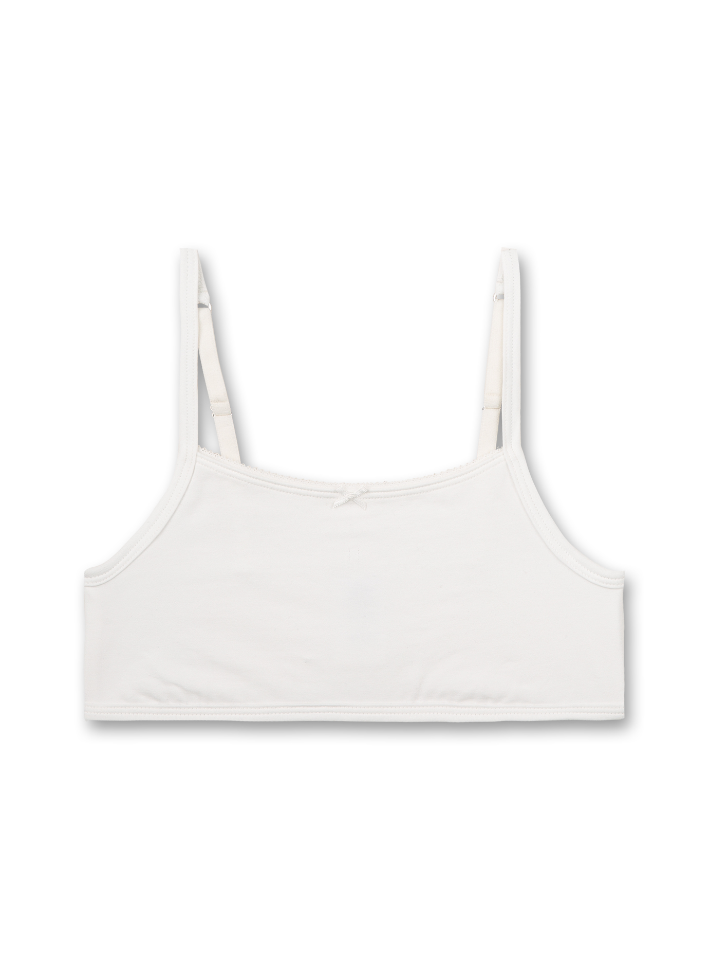 Mädchen-Bustier (Doppelpack) Hellblau und Off-White