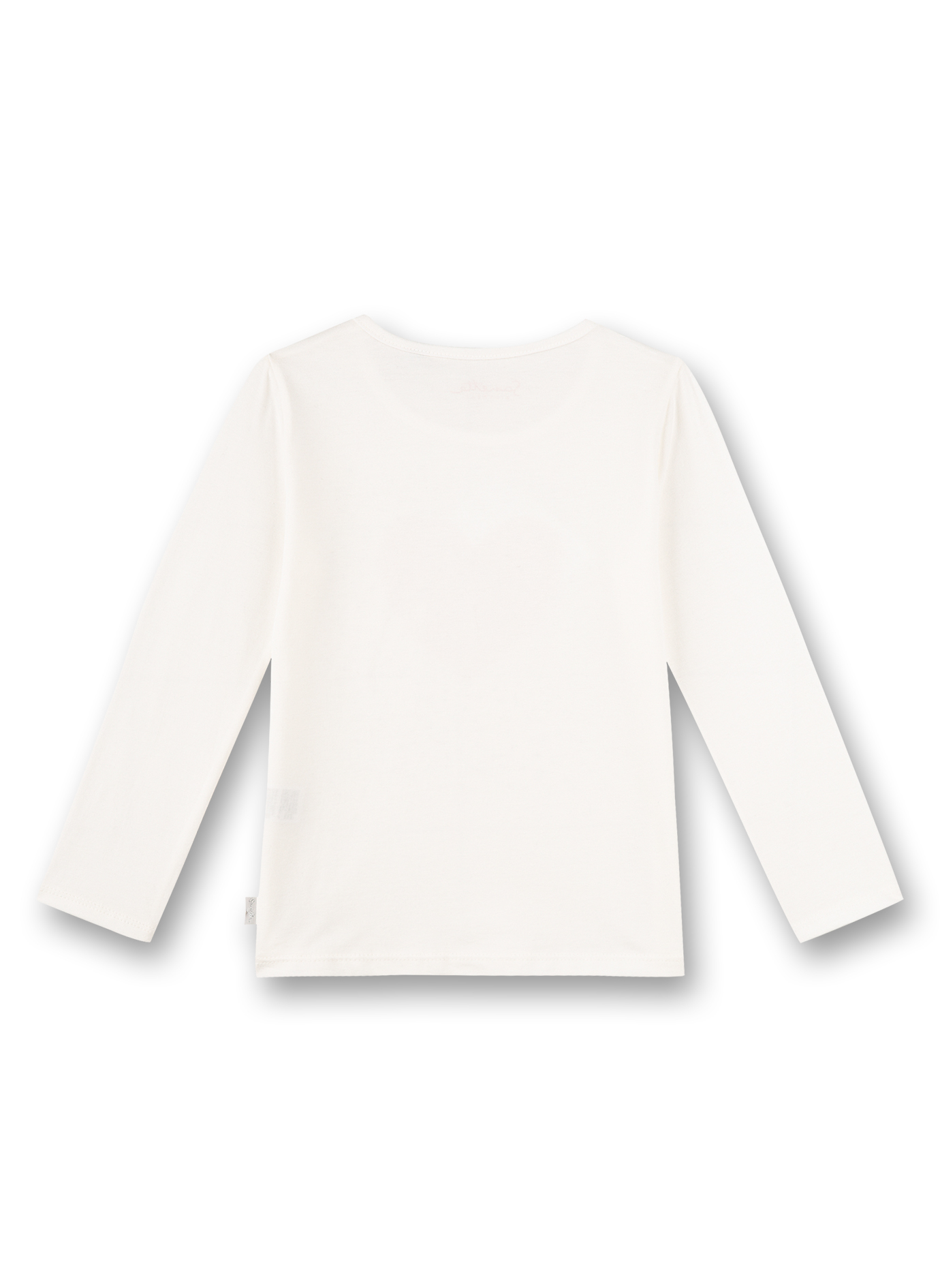 Mädchen-Shirt langarm Off-White With all my Heart