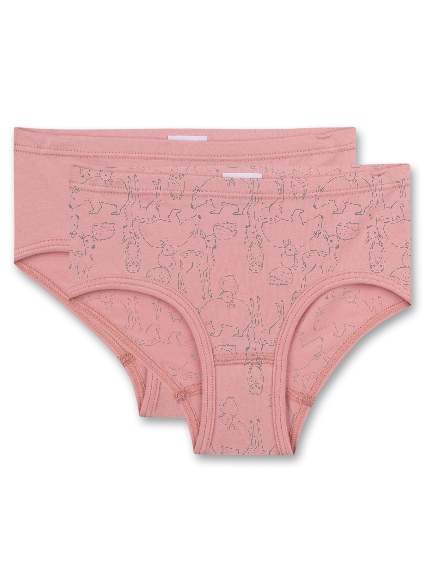 Mädchen-Hüftslip (Doppelpack) Rosa