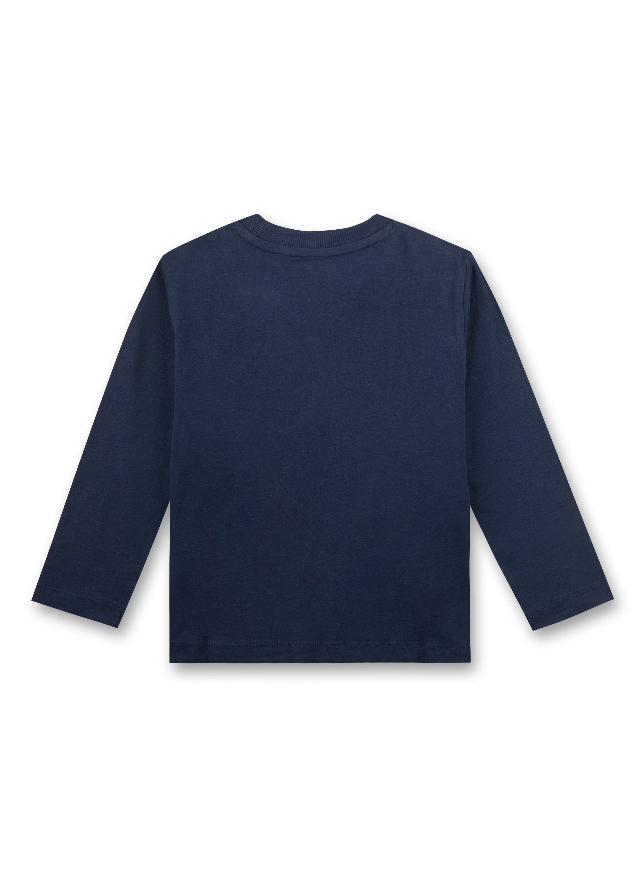 Jungen-Shirt langarm Dunkelblau