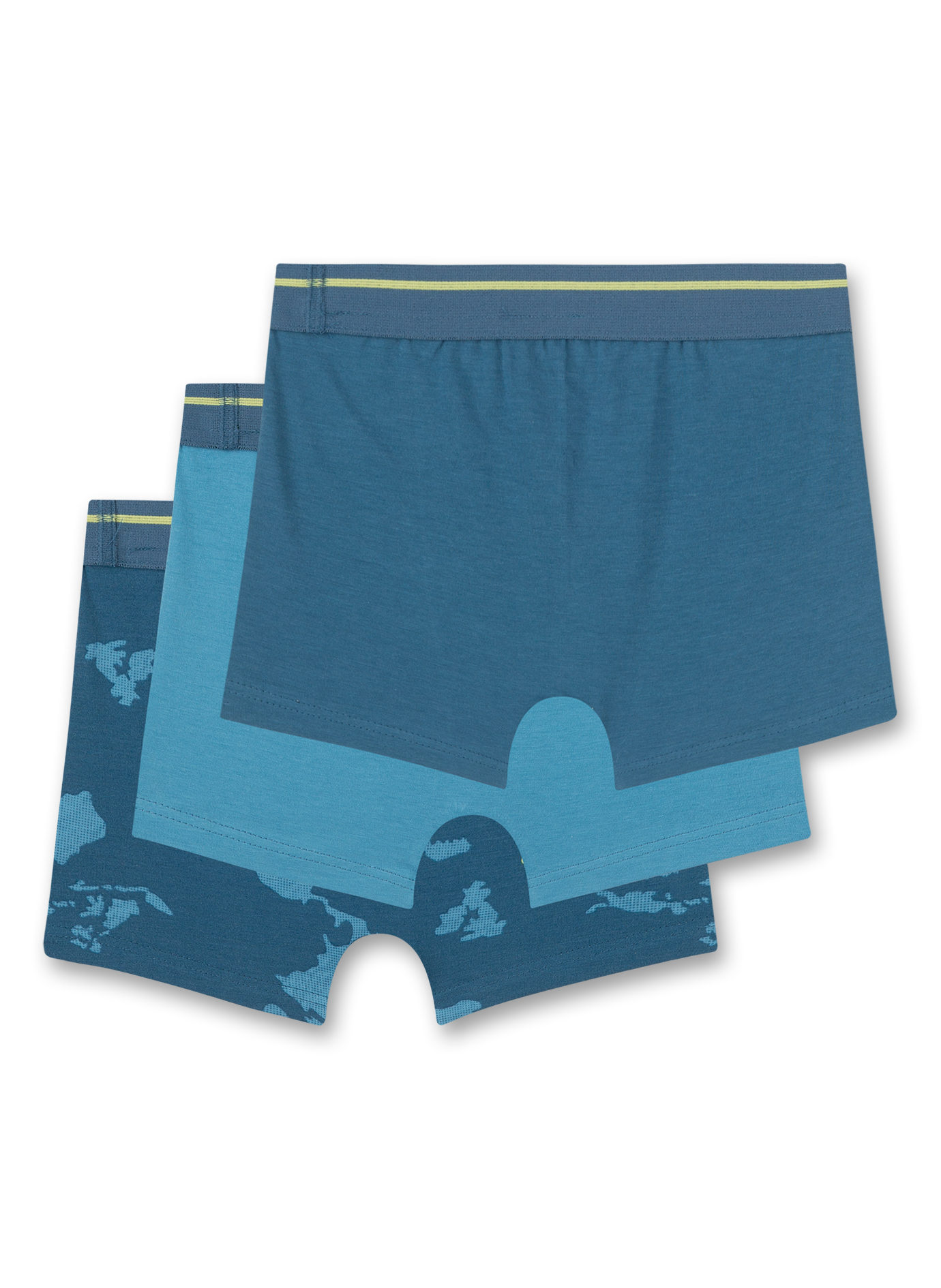 Jungen-Hipshorts (Dreierpack) Blau