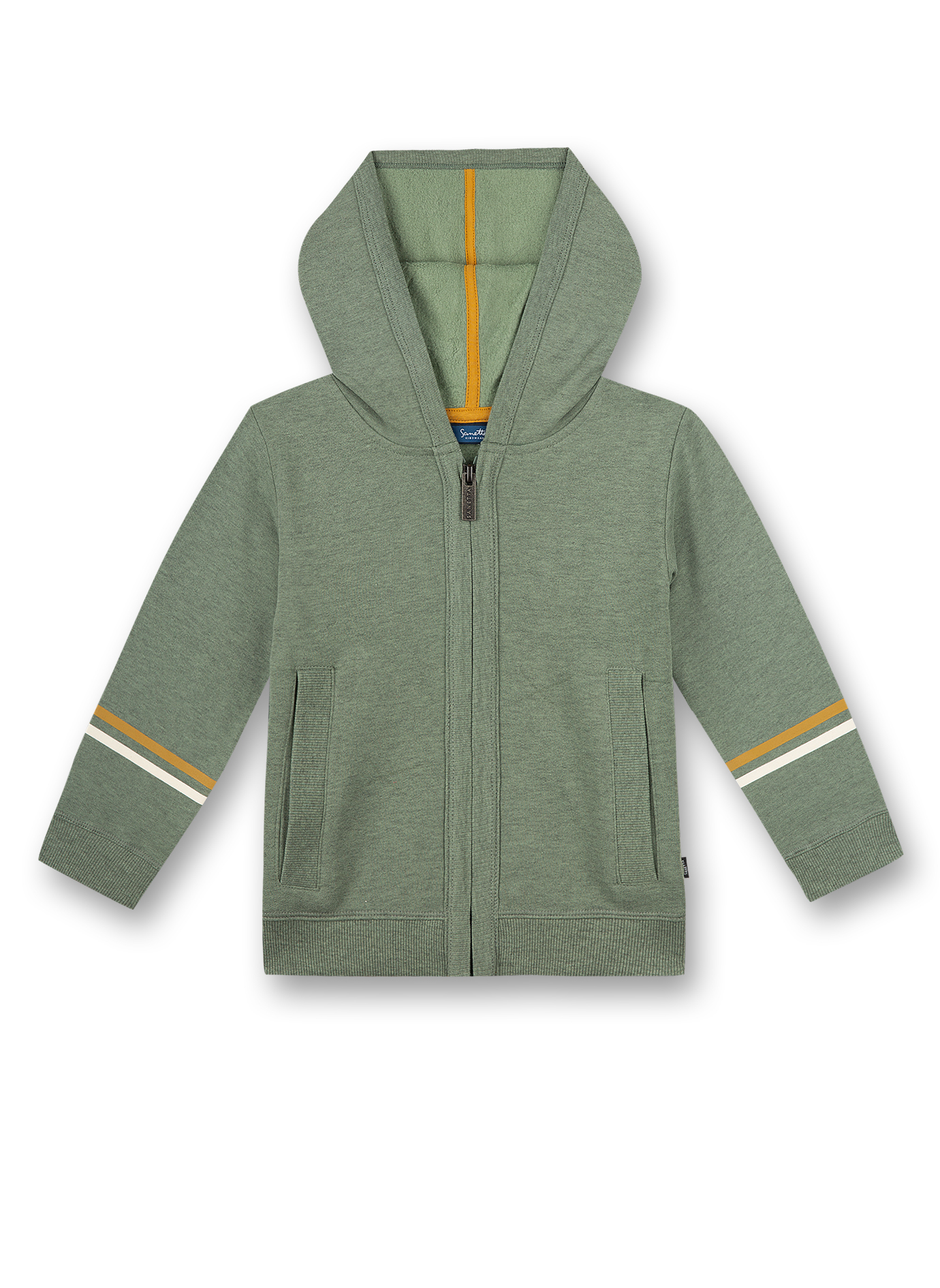 Jungen-Sweatjacke Grün Scooter