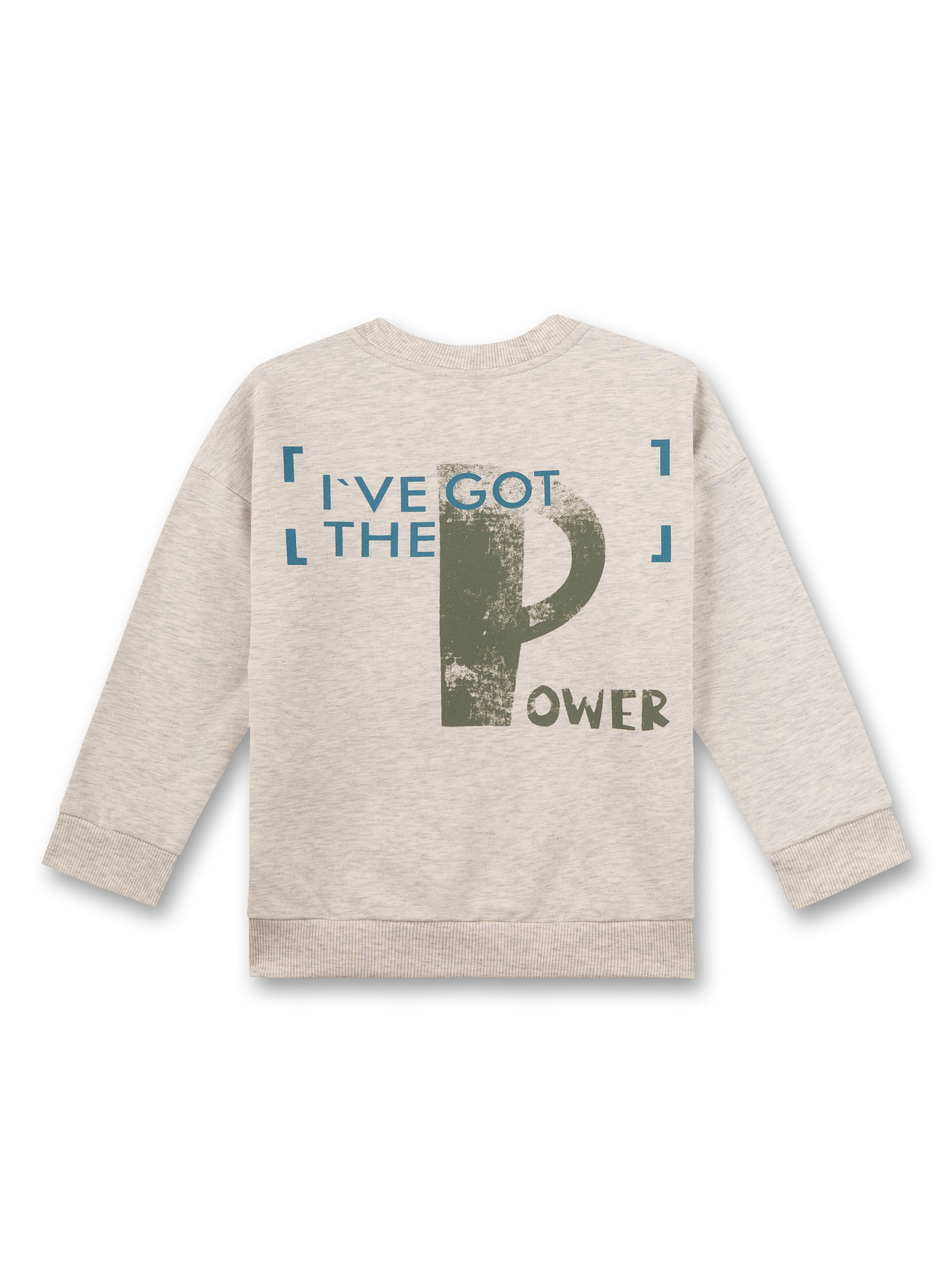 Jungen-Sweatshirt Beigemelange