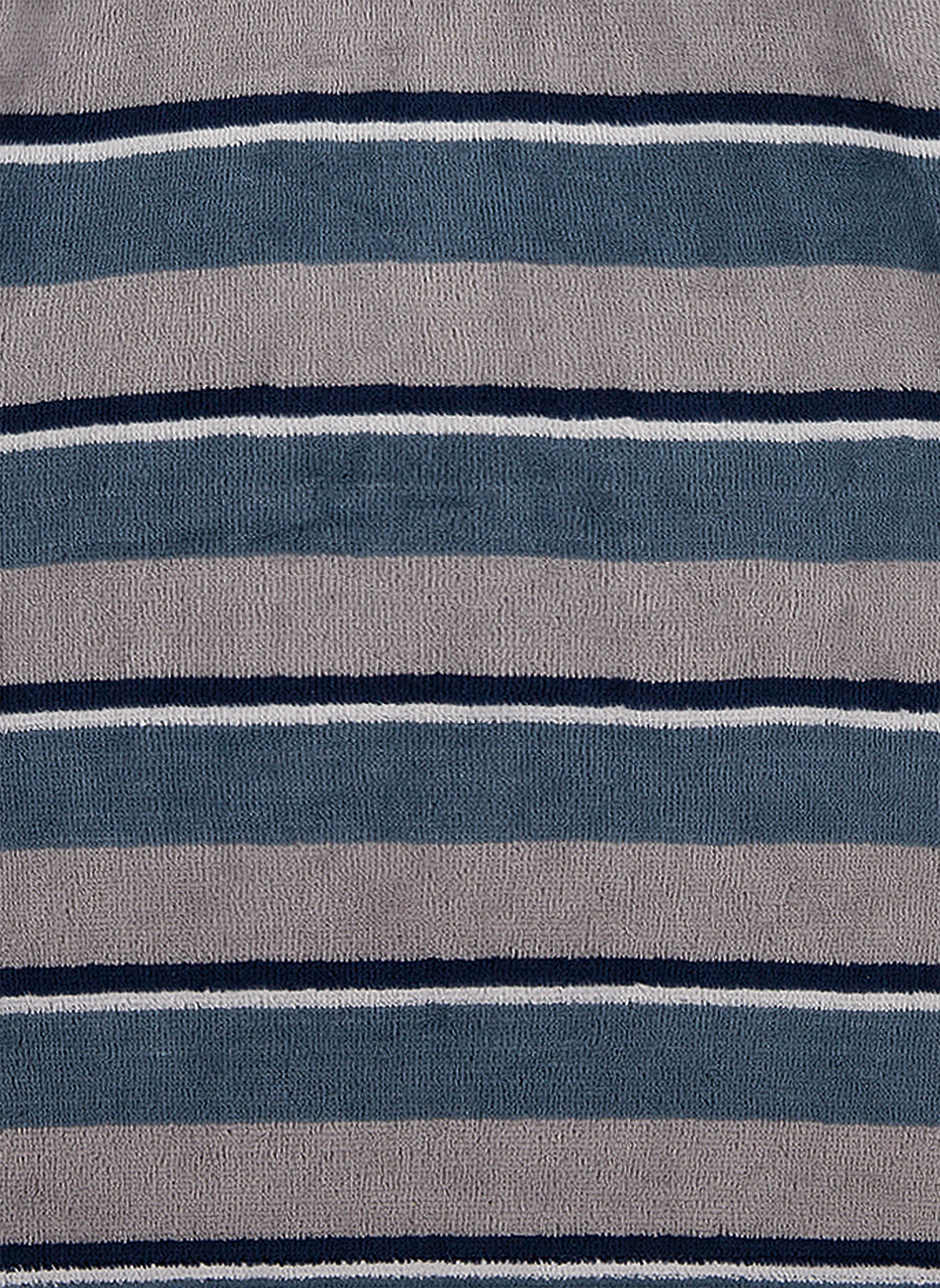 Jungen-Bademantel Blau Ringel