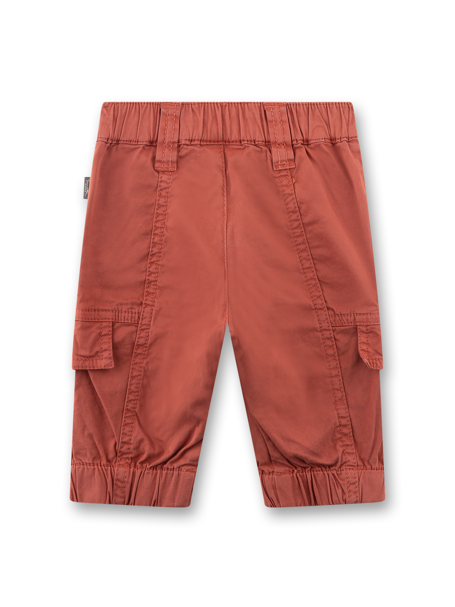 Hose, Cropped, Kargo, Shorts, Elastischer Bund