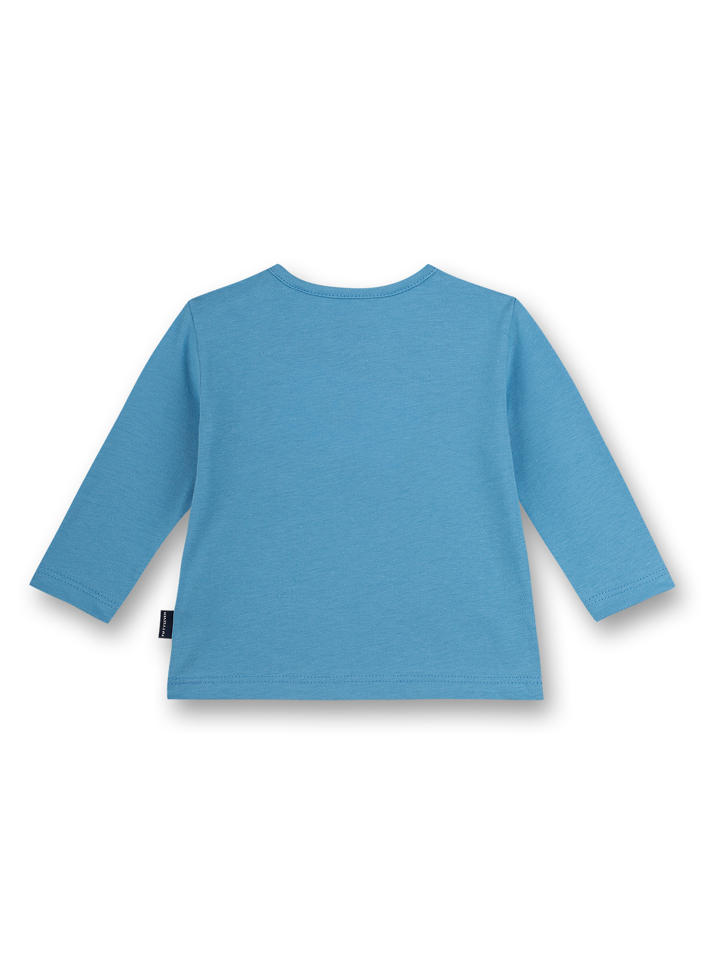 Jungen-Shirt langarm Hellblau Little Whale