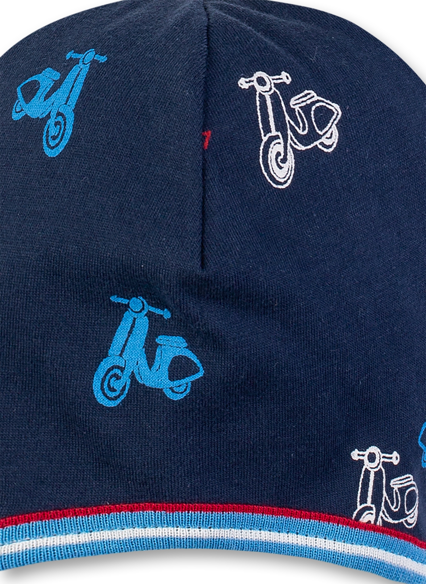 Jungen-Mütze Blau Little Scooter