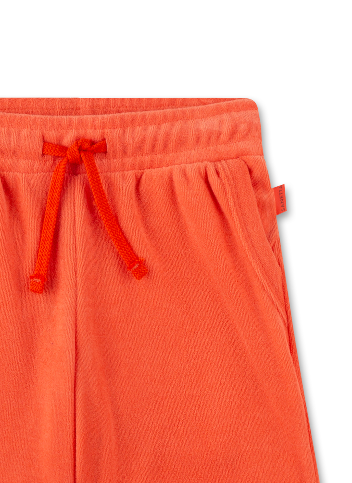 Jungen-Shorts Orange aus Frottee