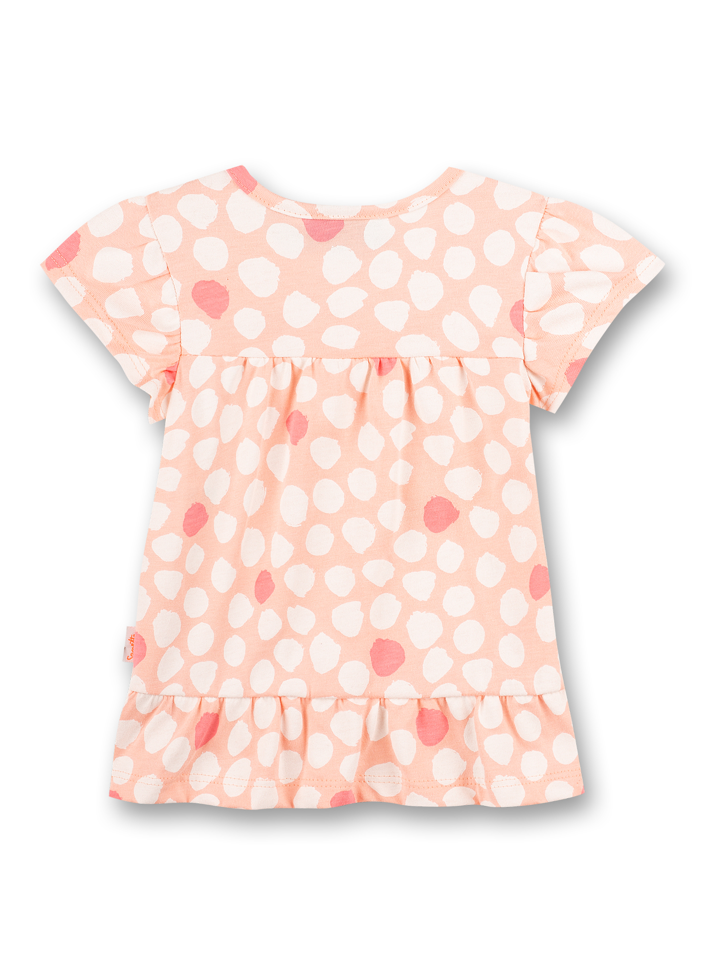 Mädchen-Kleid Rosa Dots-Allover Safari