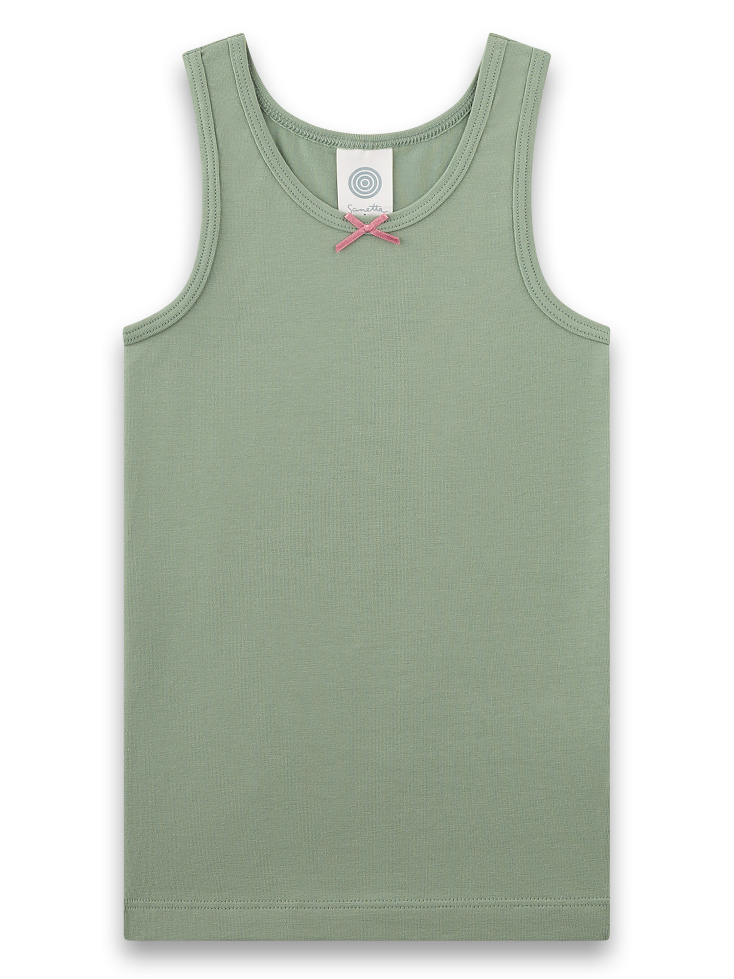 Tankoberteil, Sleeveless, Einfarbig, Strick, Baumwolle