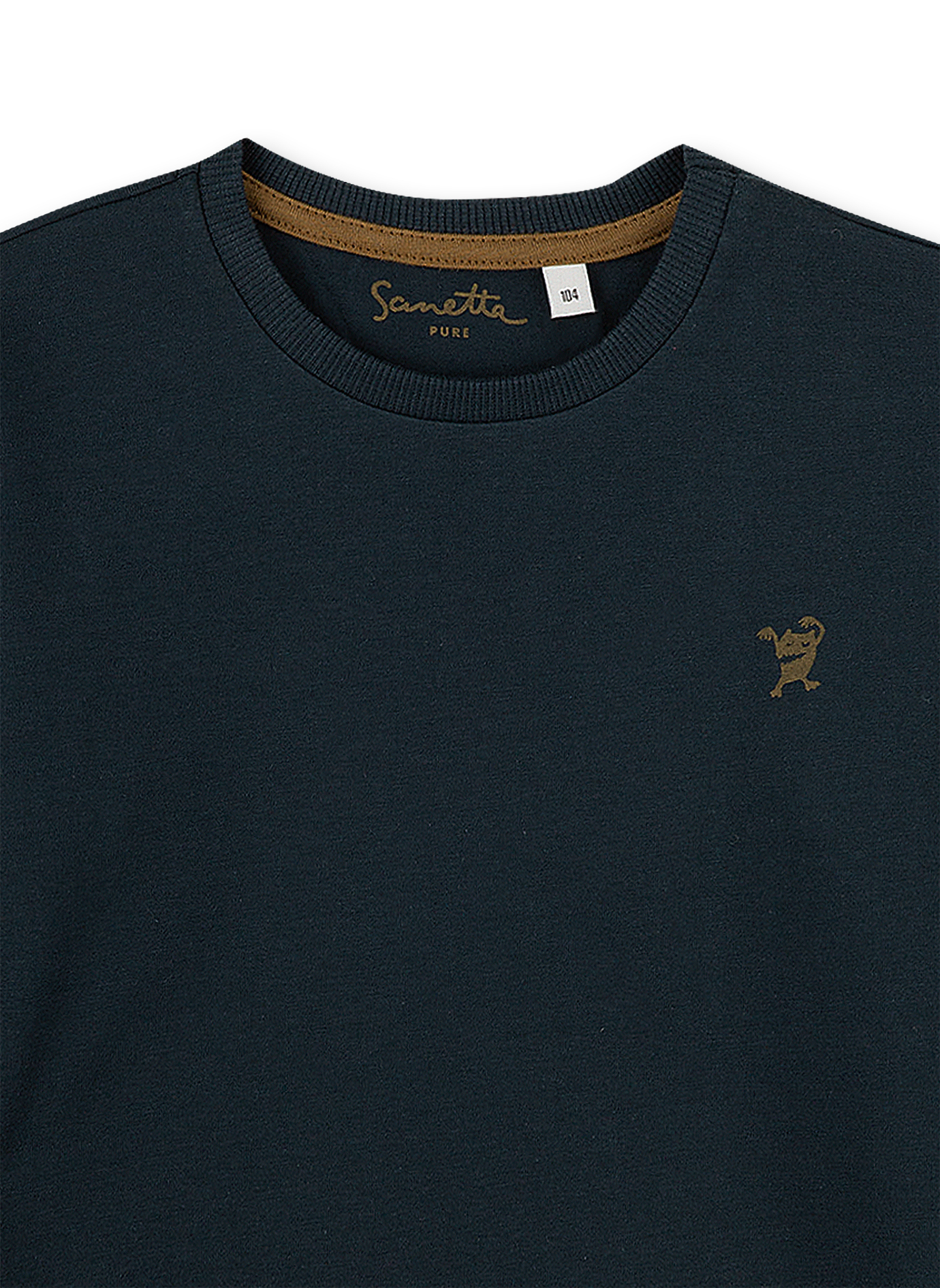 Jungen-Shirt langarm Dunkelgrün