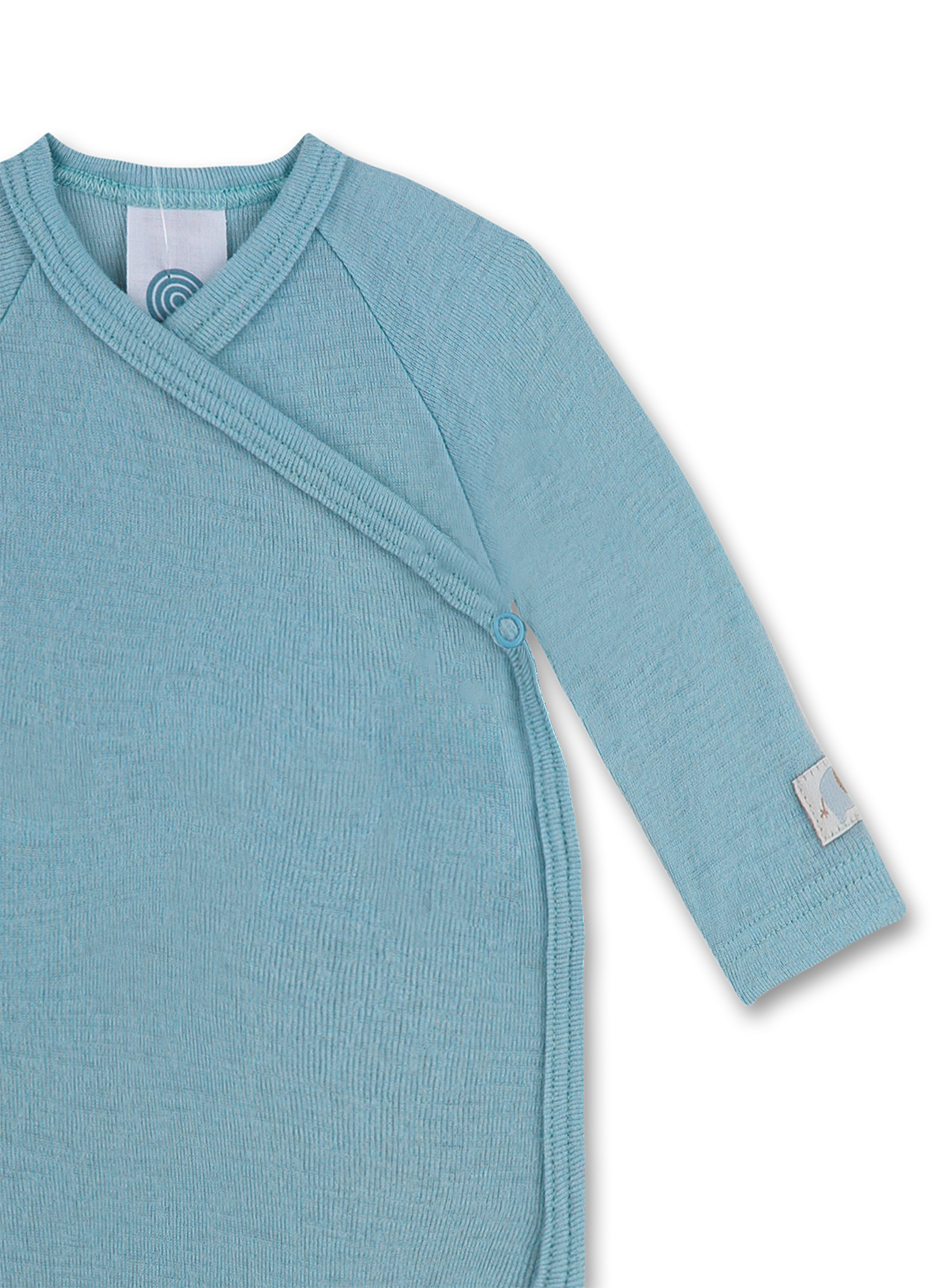Wickelbody langarm Hellblau
