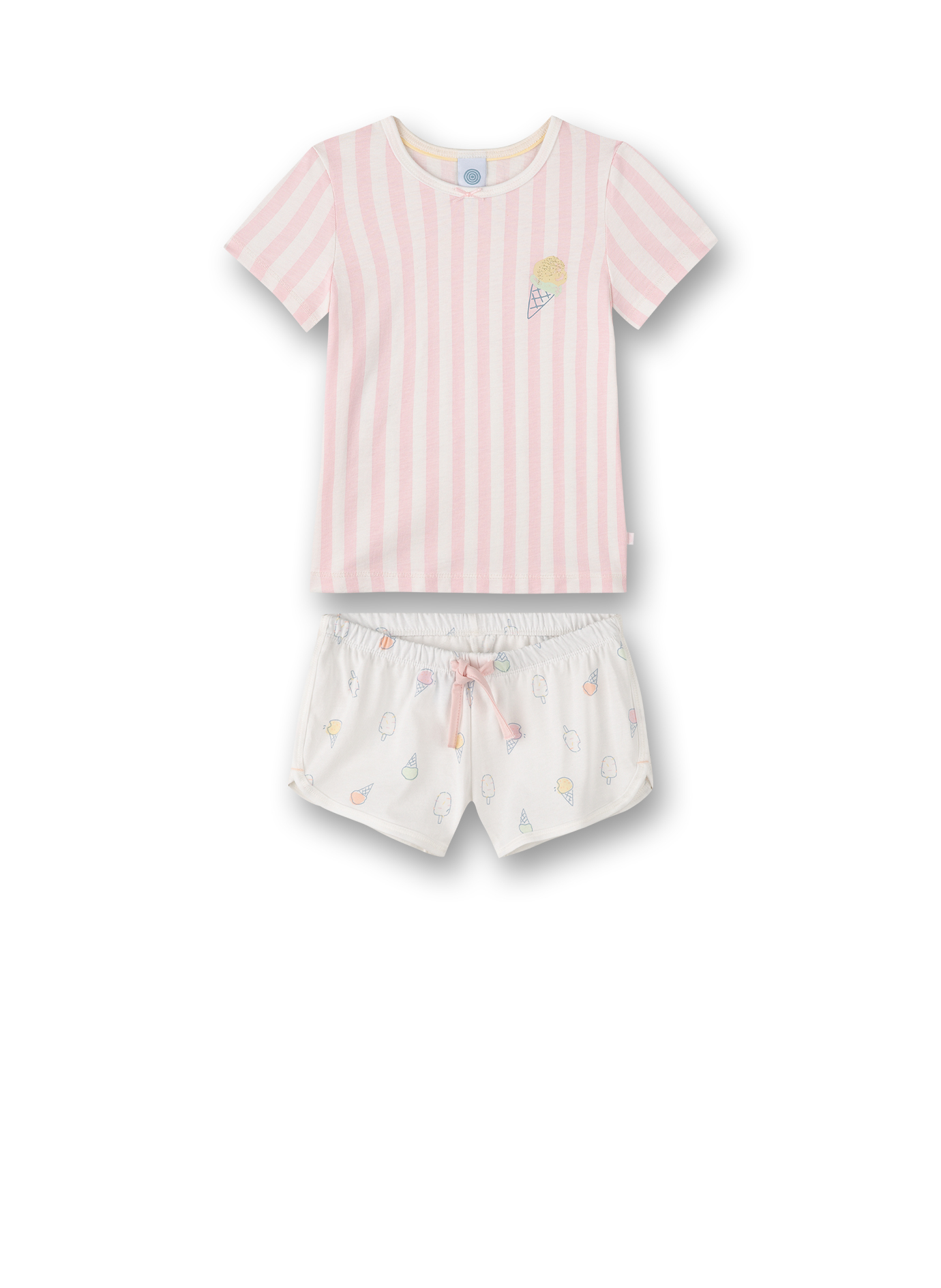 Mädchen-Schlafanzug kurz Rosa Sweet Summer