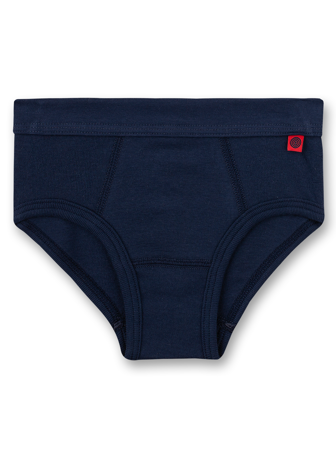 Jungen-Slip (Doppelpack) Graumelange und Dunkelblau Let´s go play