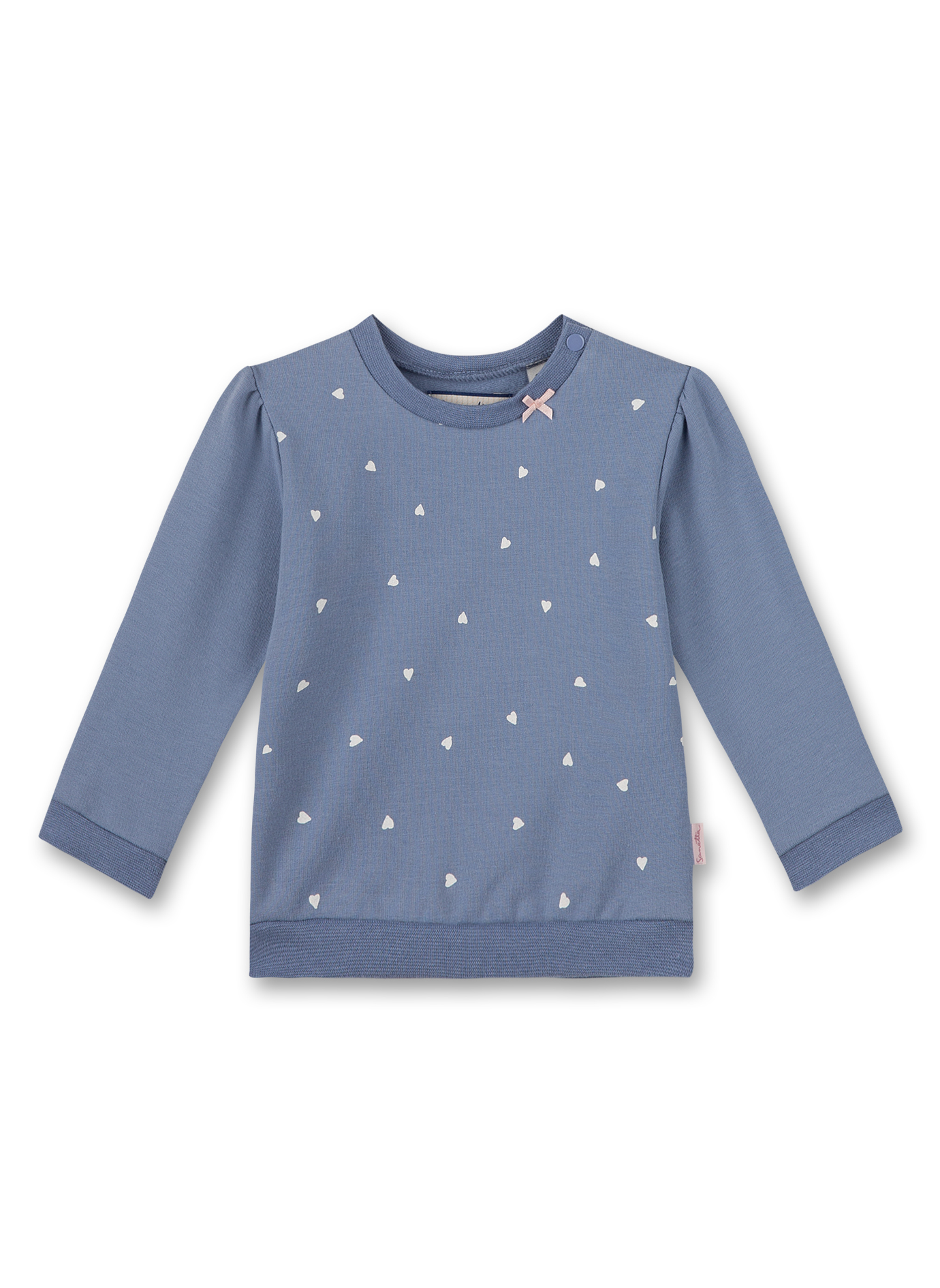 Mädchen-Sweatshirt Blau Little Spikes