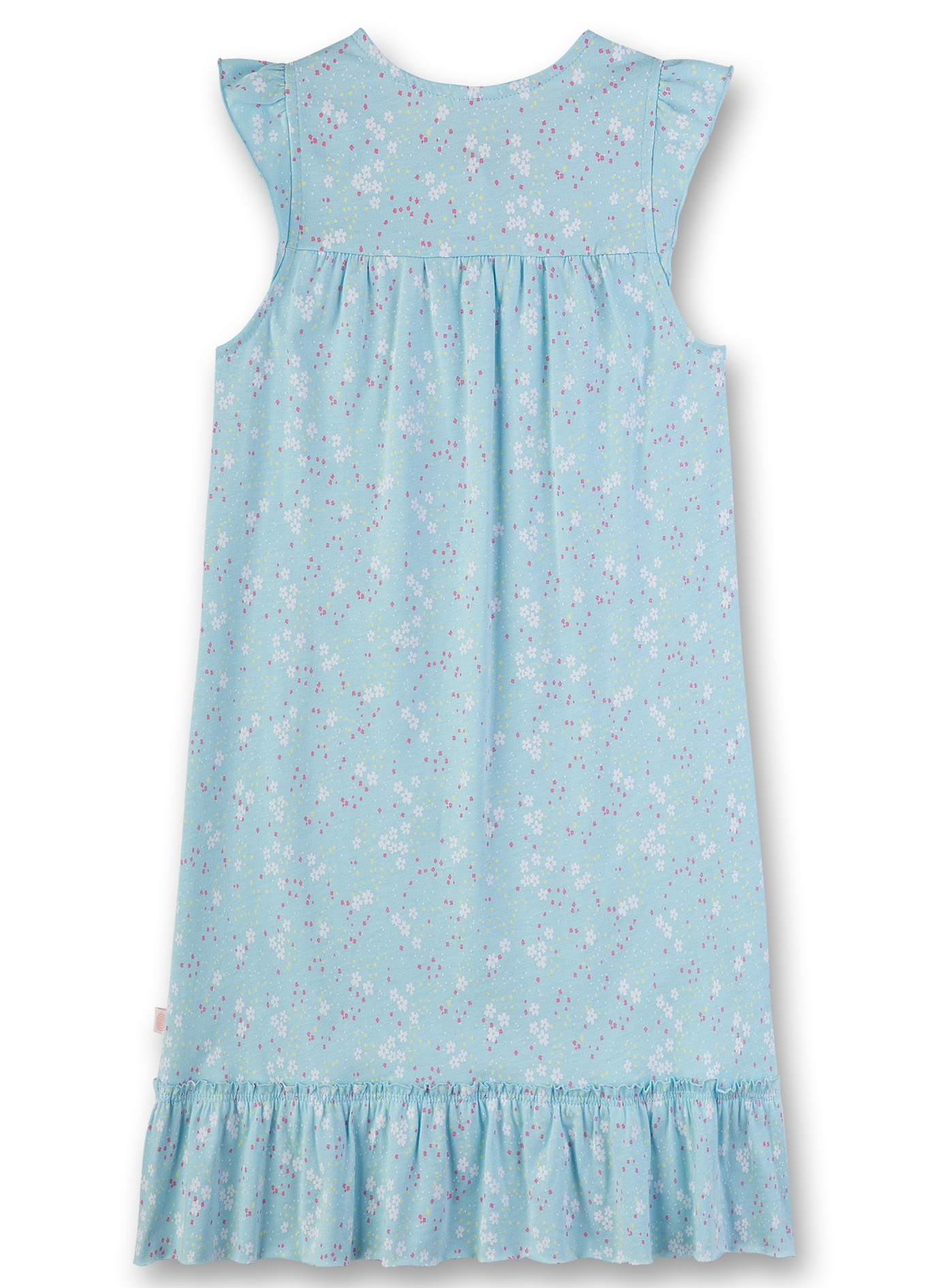 Mädchen-Nachthemd Hellblau Flowerfield