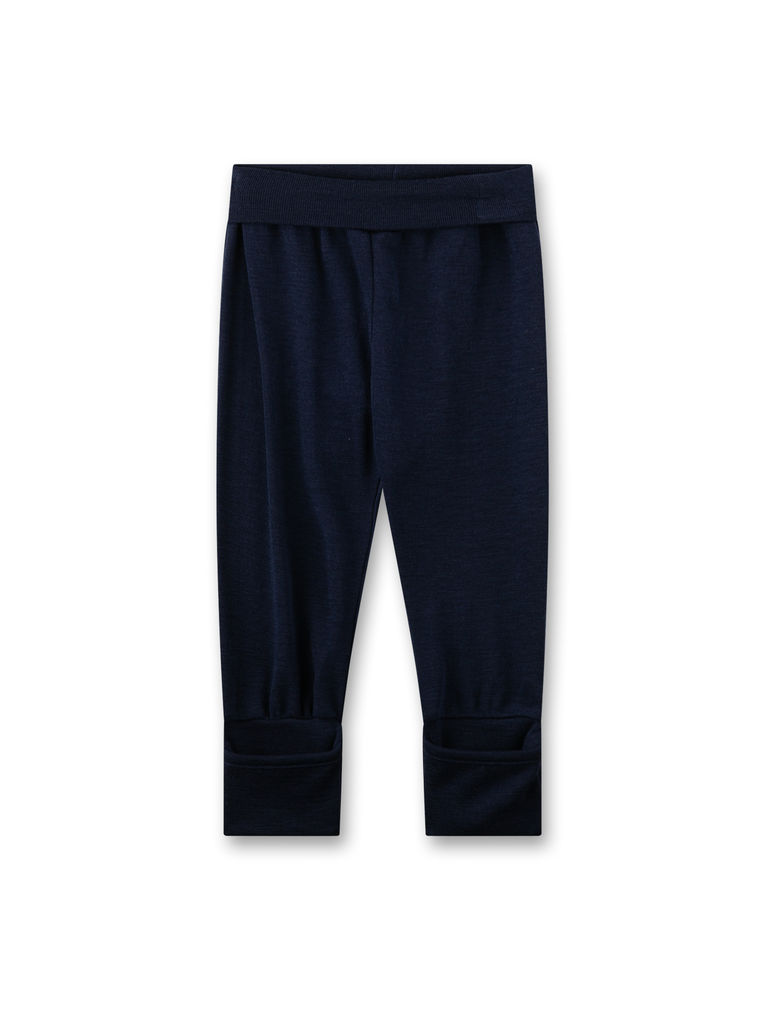Hose, Jogginghose, Navy, Knitpants, Beinabschlüsse