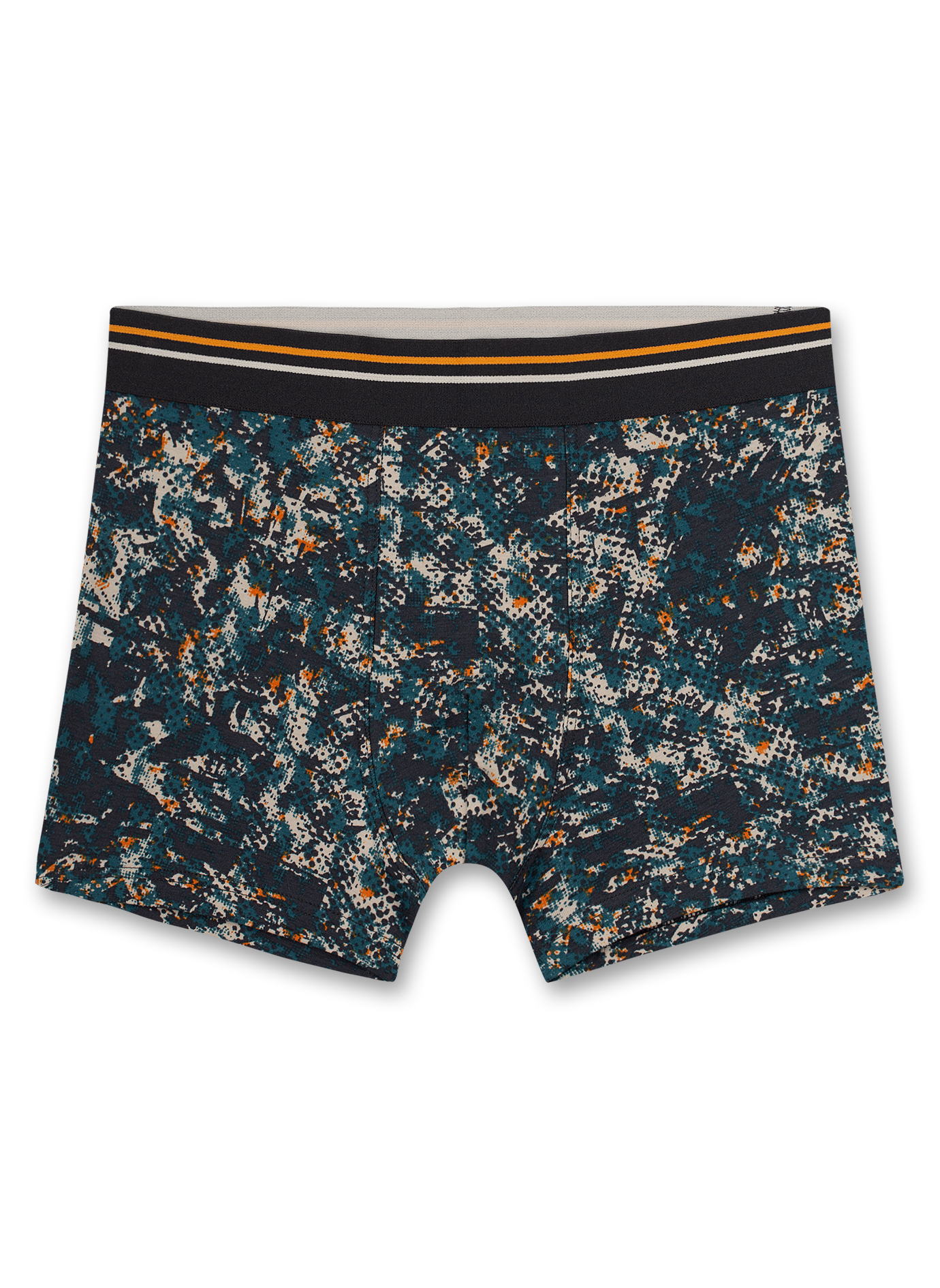 Jungen-Hipshorts (5er-Pack) Schwarz Orange und Grün