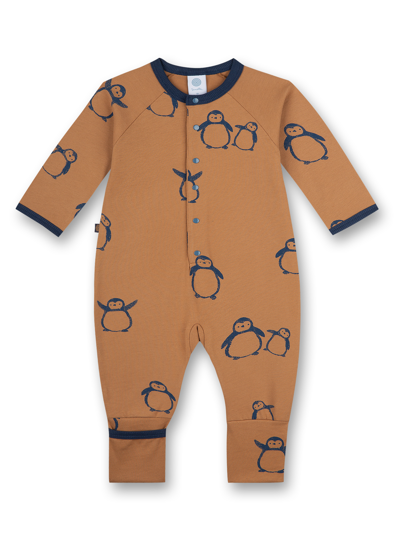 Jungen-Overall Braun Pinguin