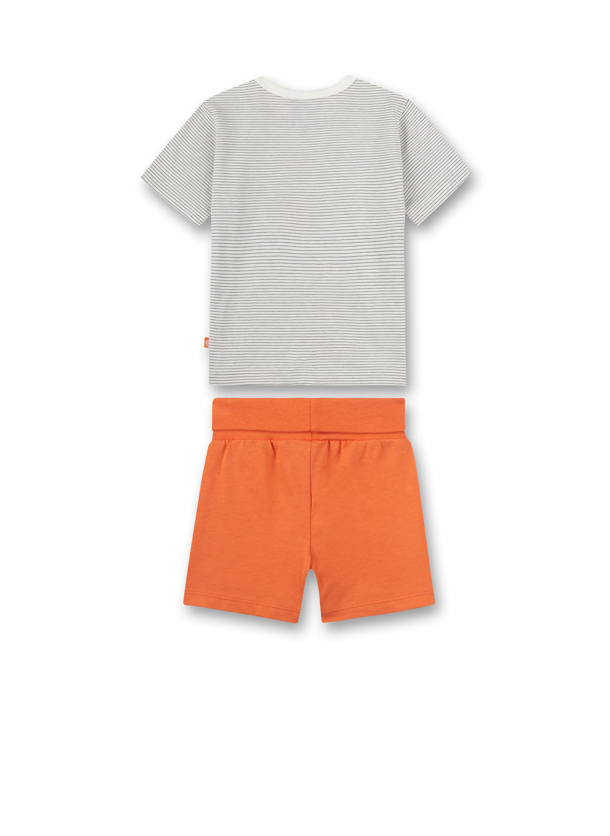 Jungen-Schlafanzug kurz Off-White