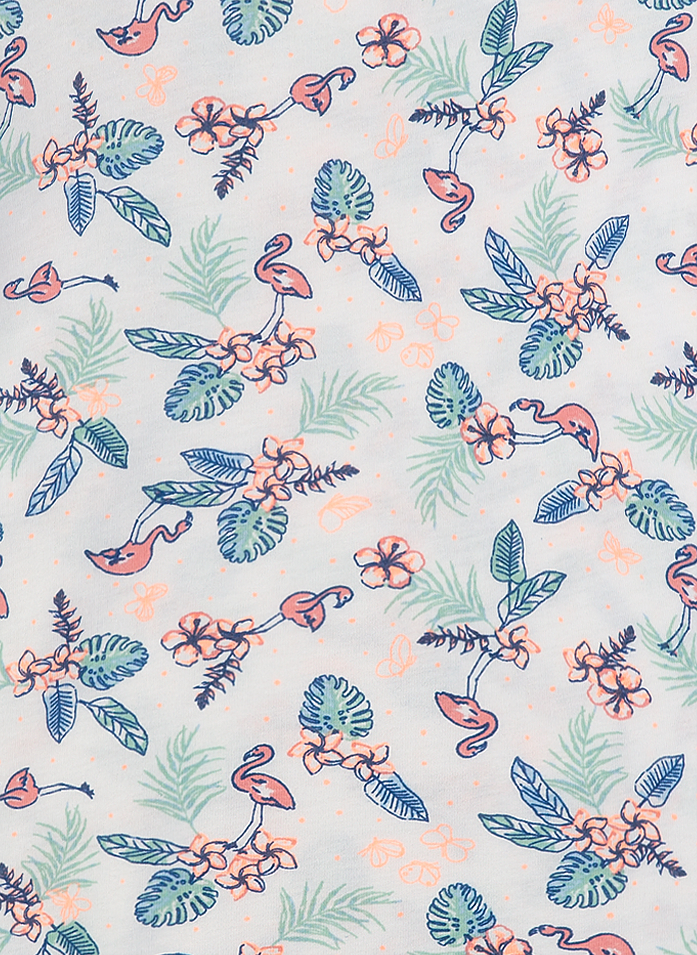 Mädchen-Nachthemd Blumen-Allover Flamingo Breeze 