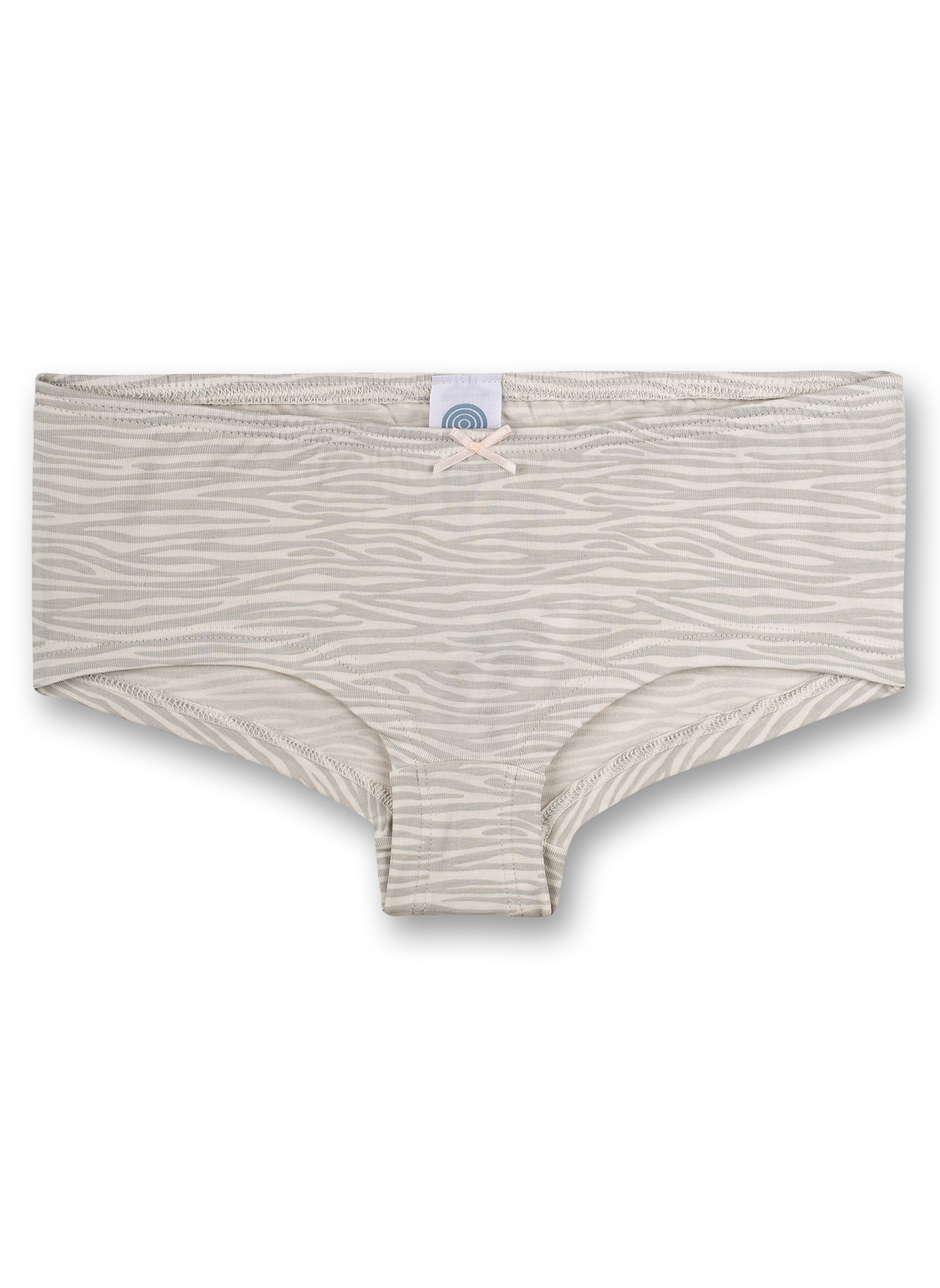 Mädchen-Cutbrief Grau Zebra-Allover Mystic Moment