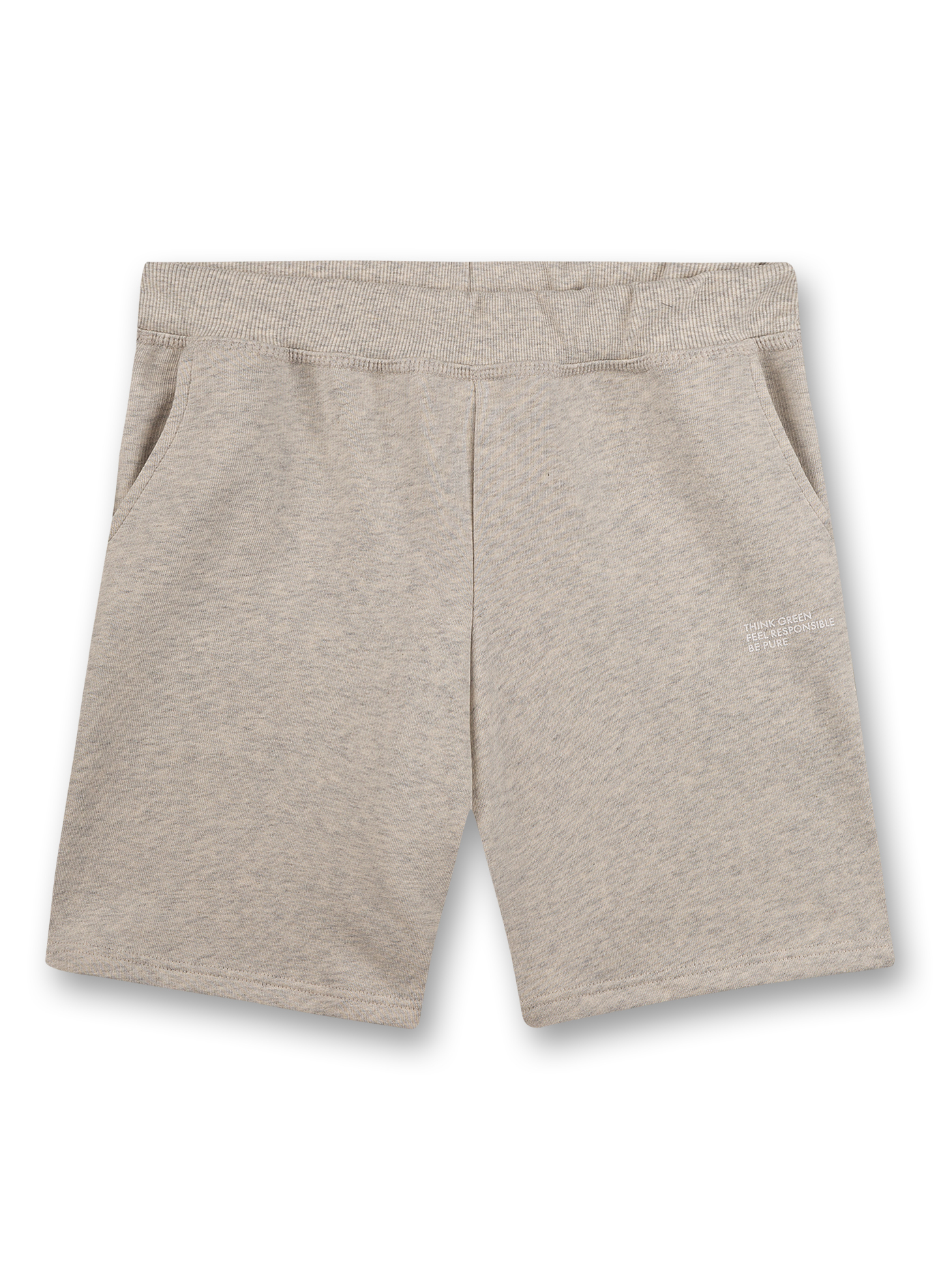 Unisex-Sweatshorts Beige