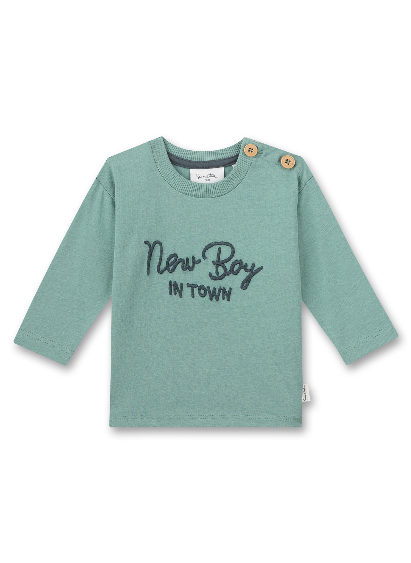 Jungen-Langarmshirt Blau