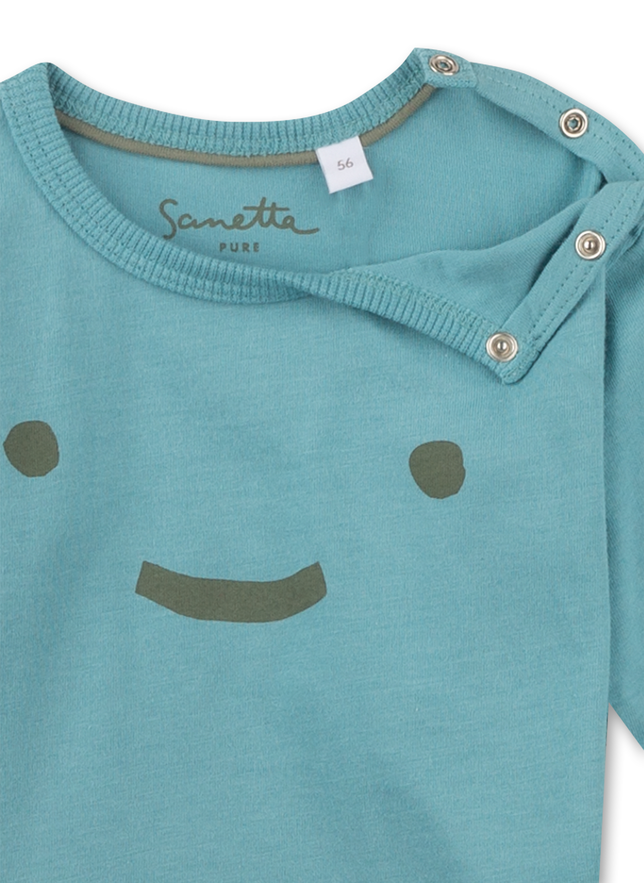 Unisex-Shirt langarm Blau
