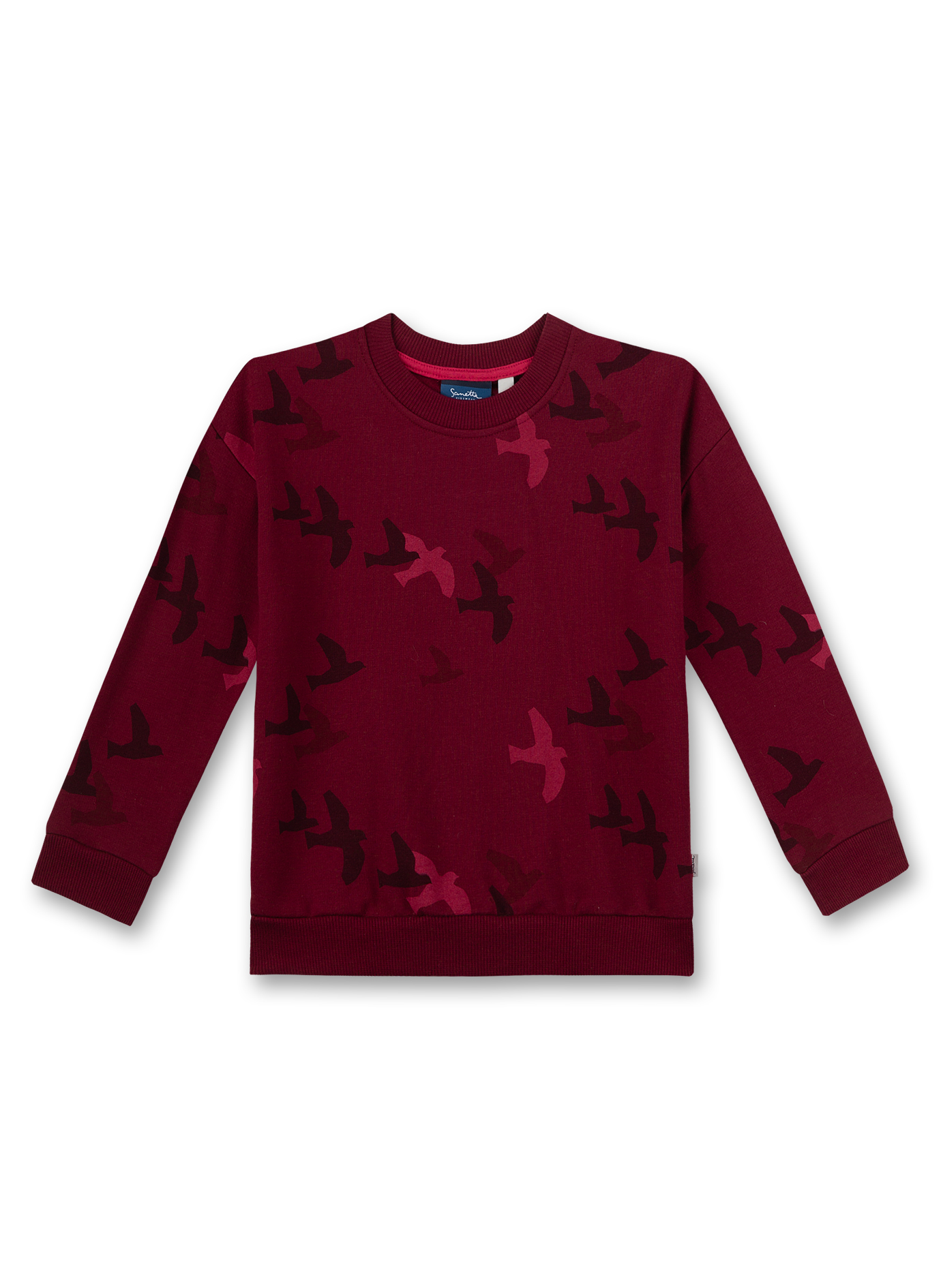 Mädchen-Sweatshirt Rot Early Bird