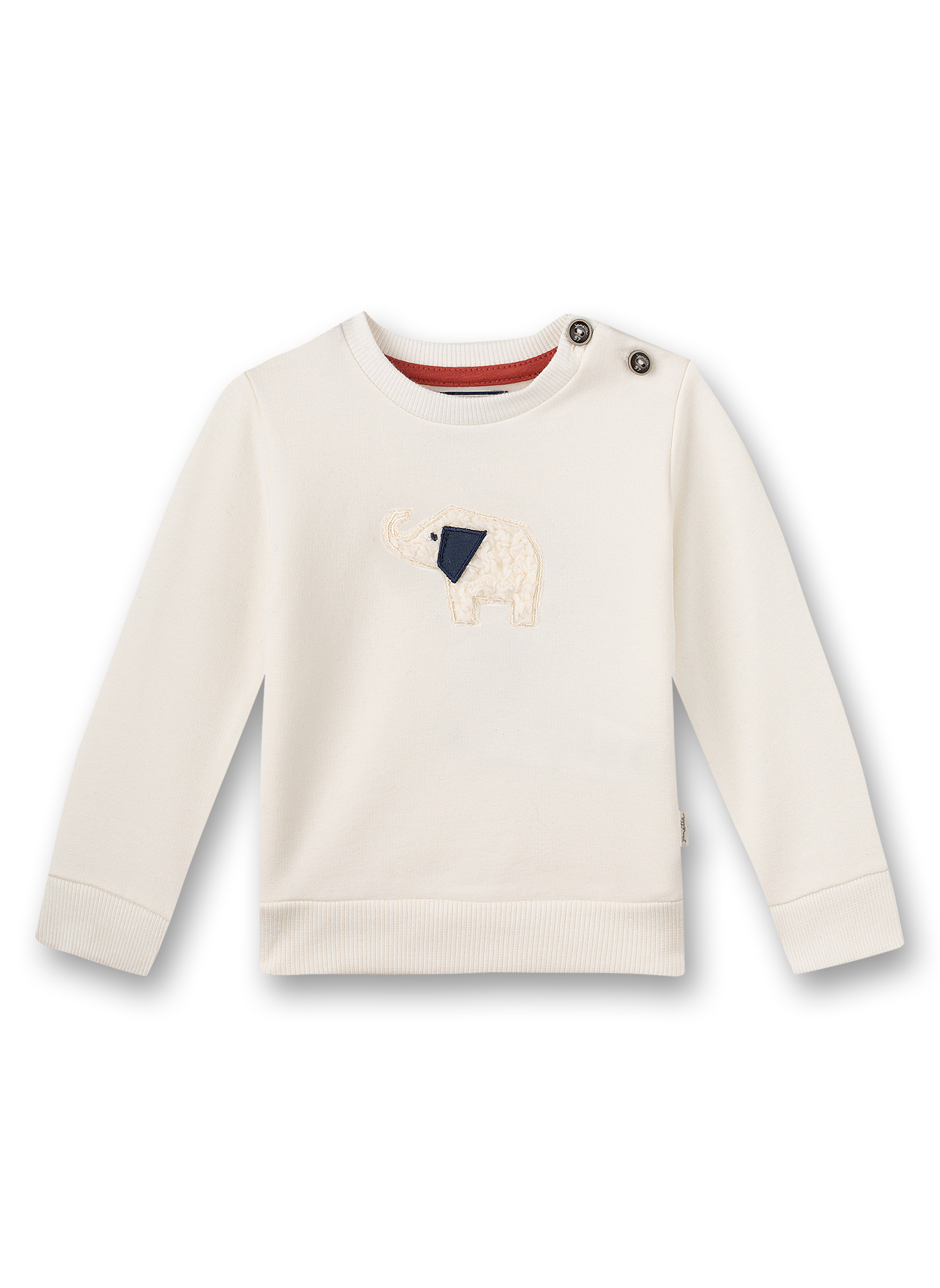 Jungen-Sweatshirt Beige Family Elephant