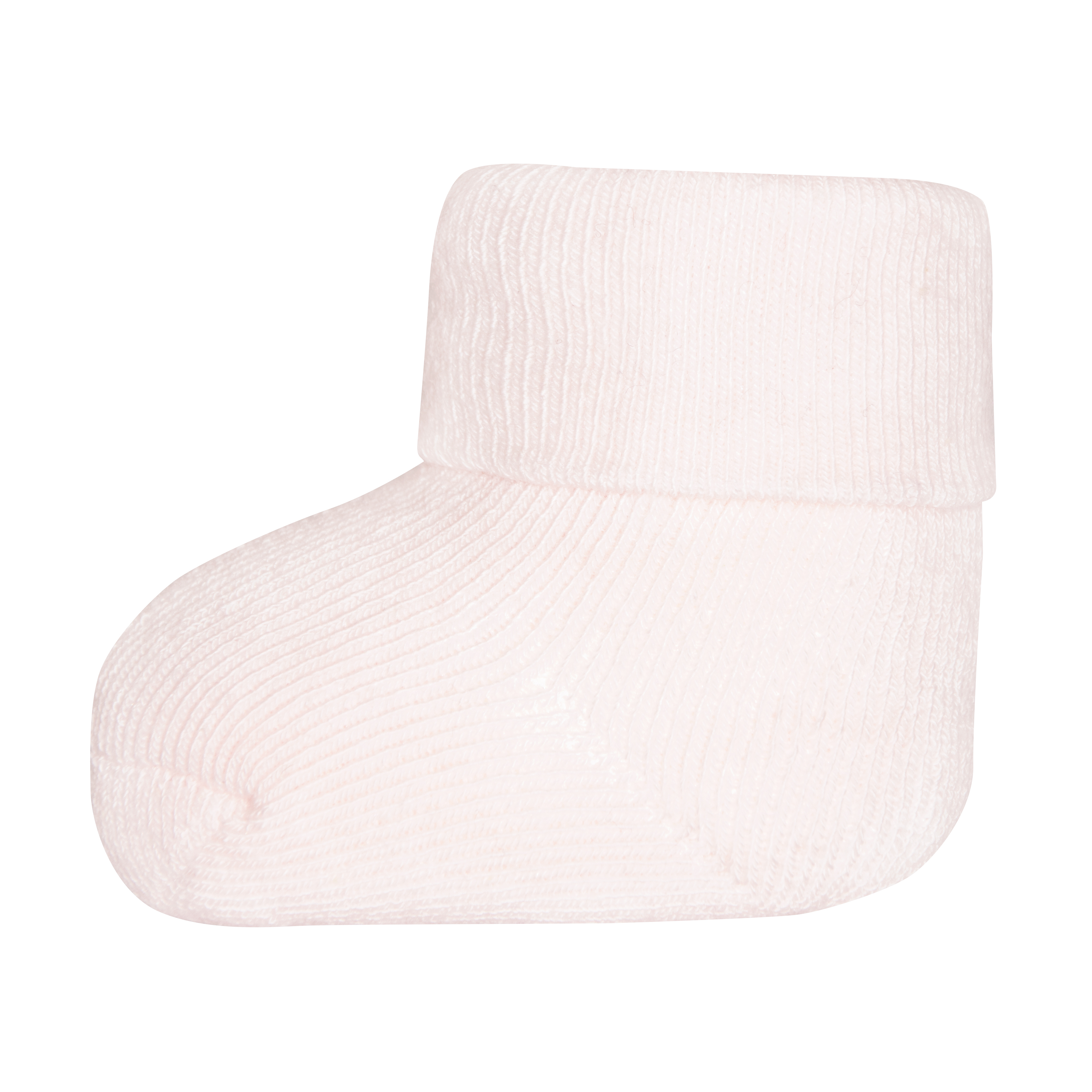 Mädchen Erstlings-Socken (Dreierpack) Weiß Blümchen Ringel