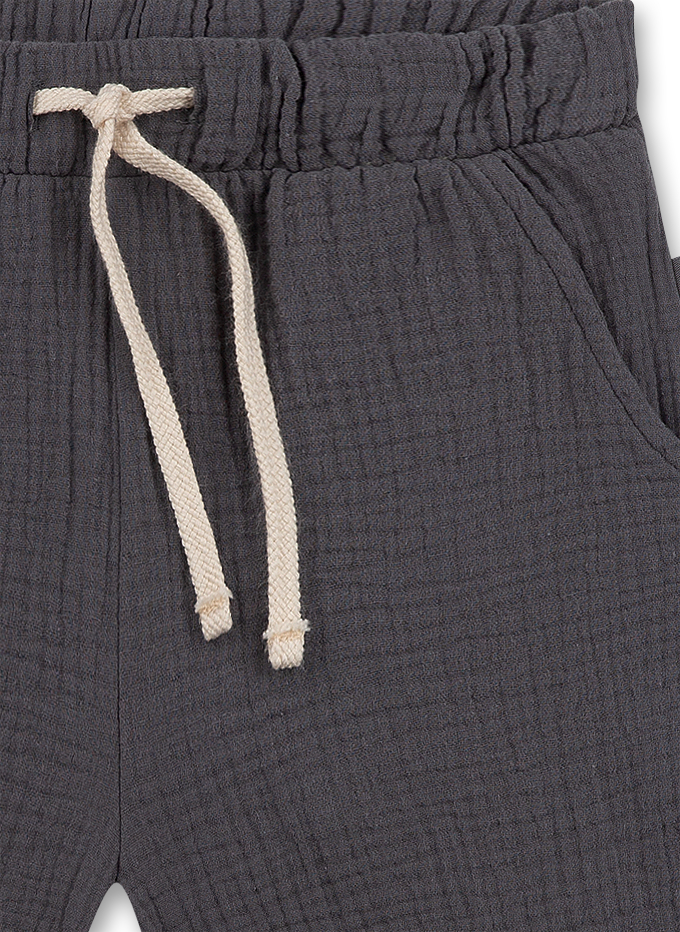 Jungen-Shorts Dunkelgrau
