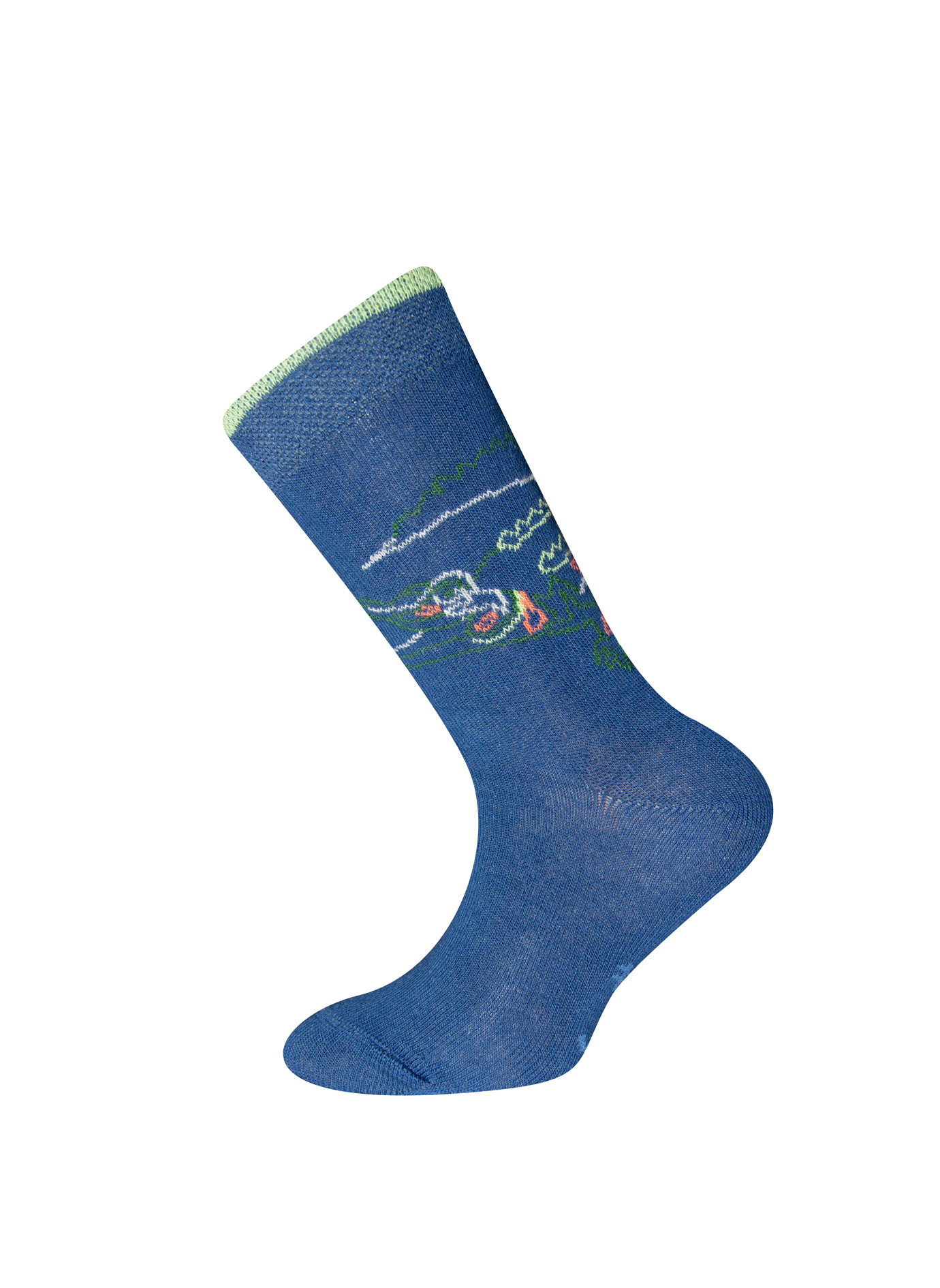 Jungen-Socken (Doppelpack) Blau und Grün