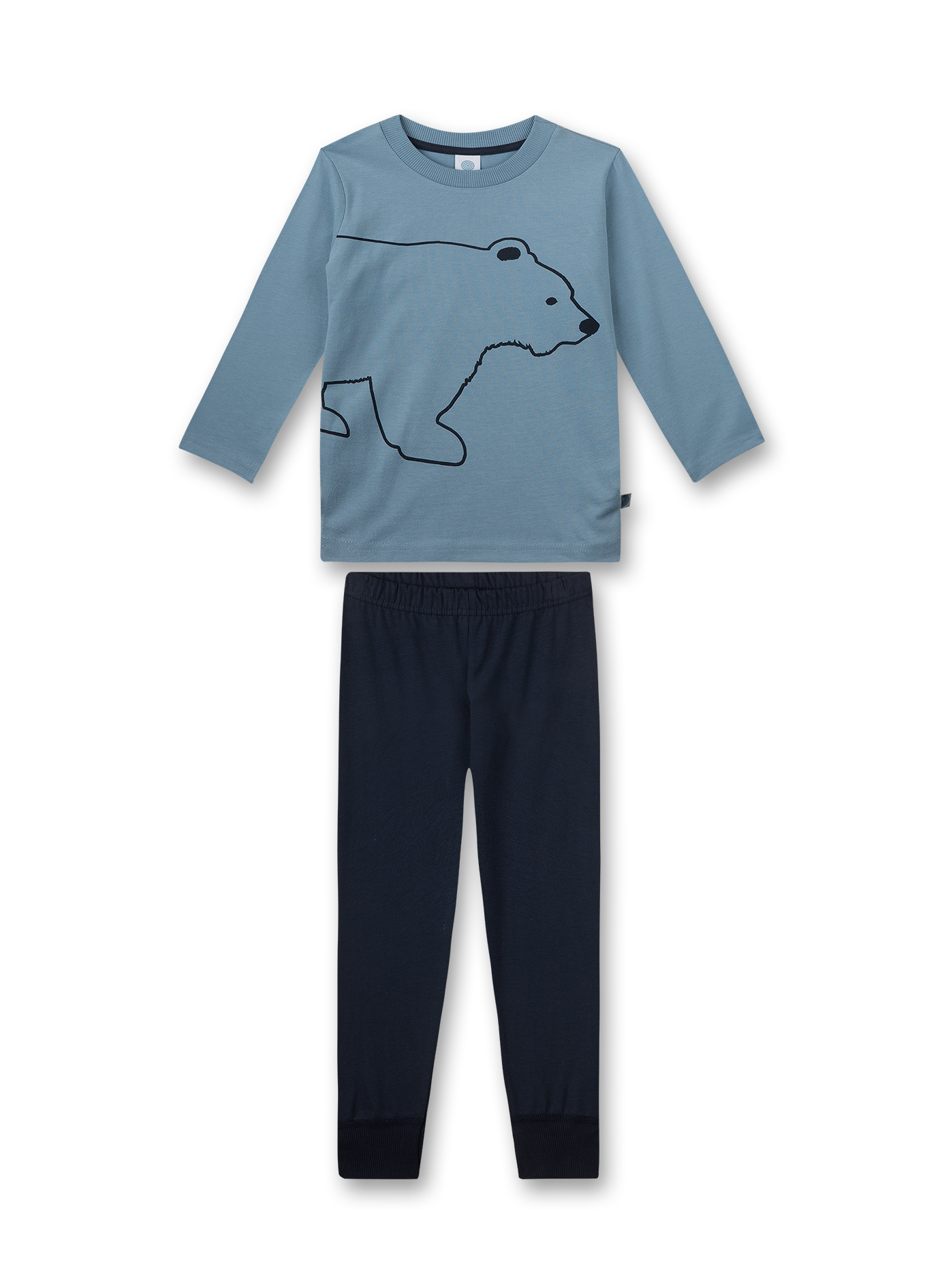 Jungen-Schlafanzug lang Blau