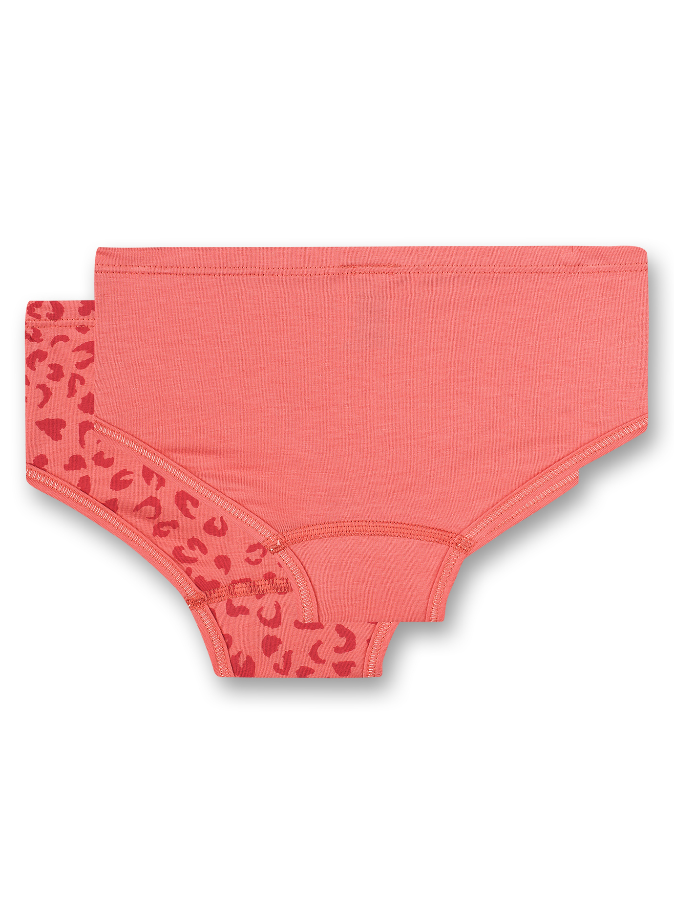 Mädchen-Hüftslip (Doppelpack) Rosa Fancy Cat