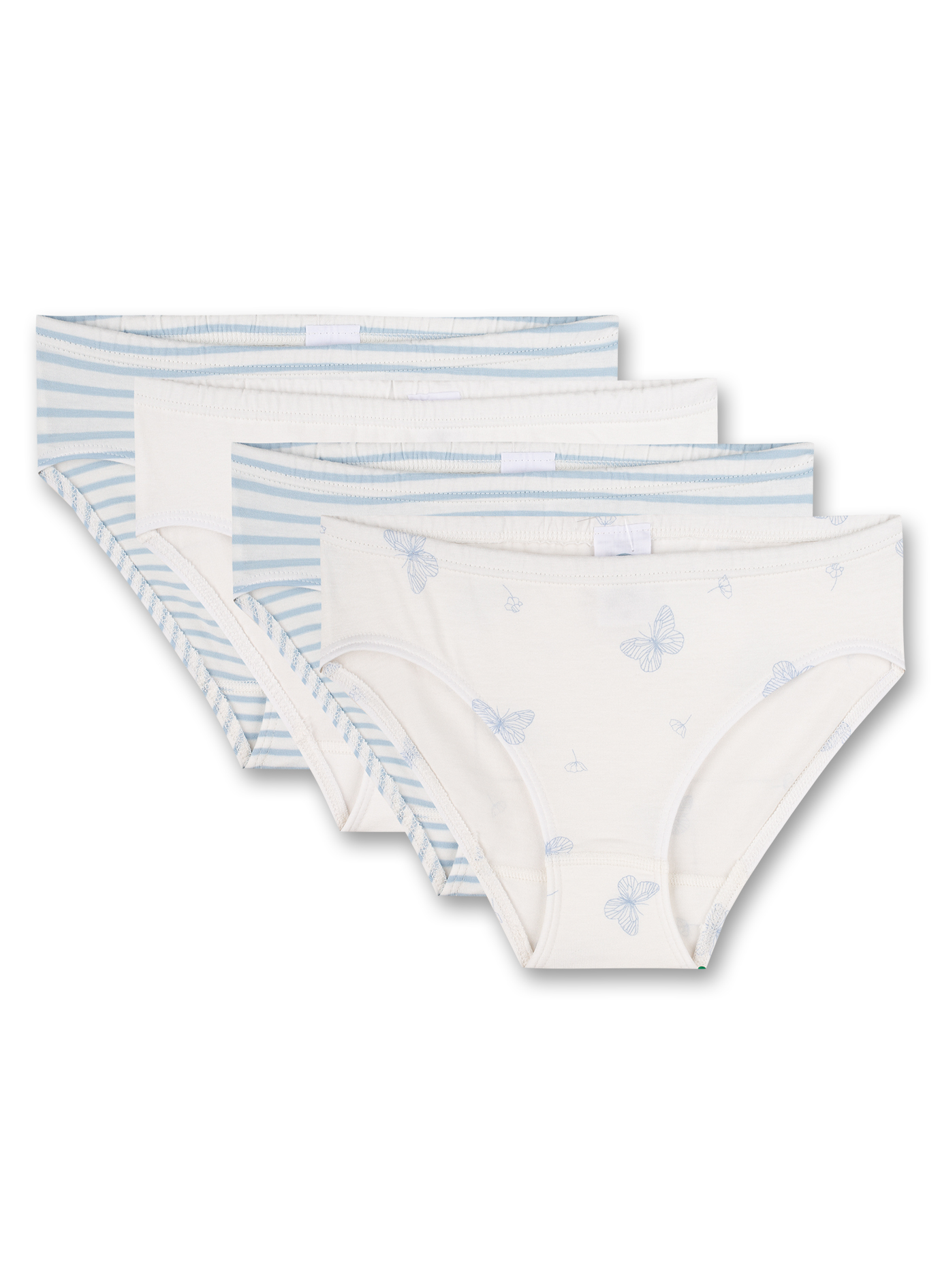 Mädchen-Rioslip (4er-Pack) Off-White