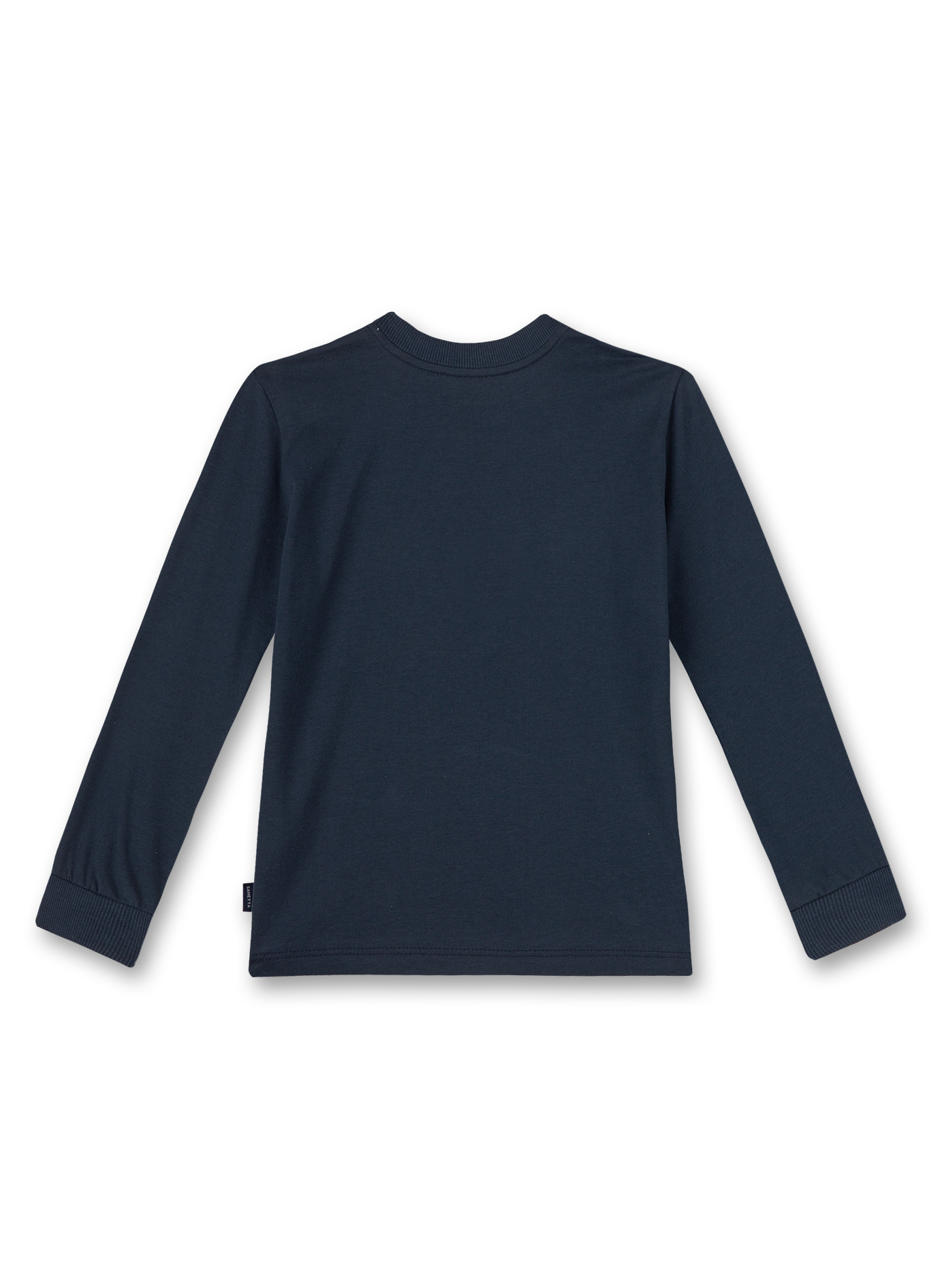 Jungen-Shirt langarm Dunkelblau Space Driver