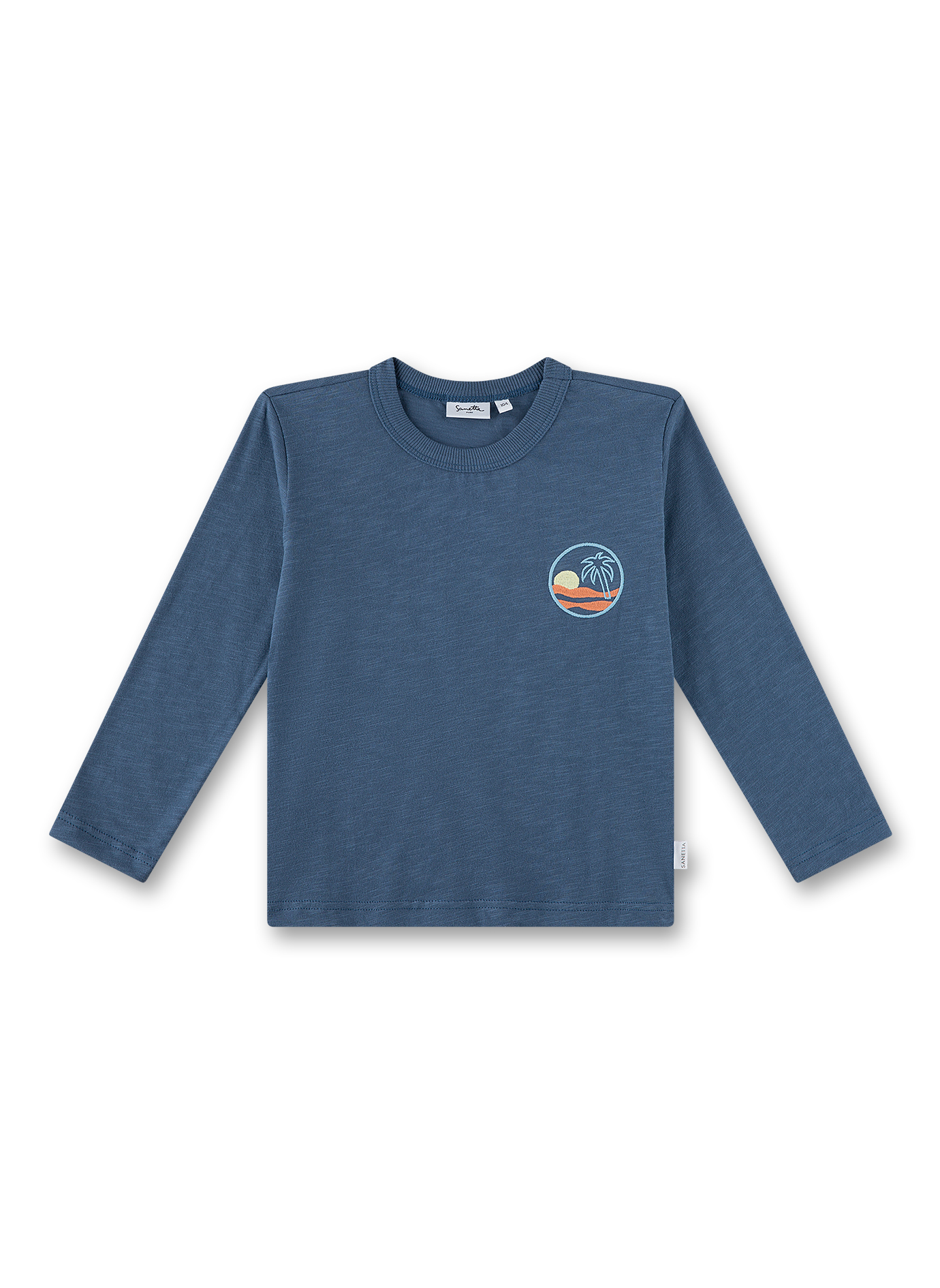 Jungen-Langarmshirt Blau
